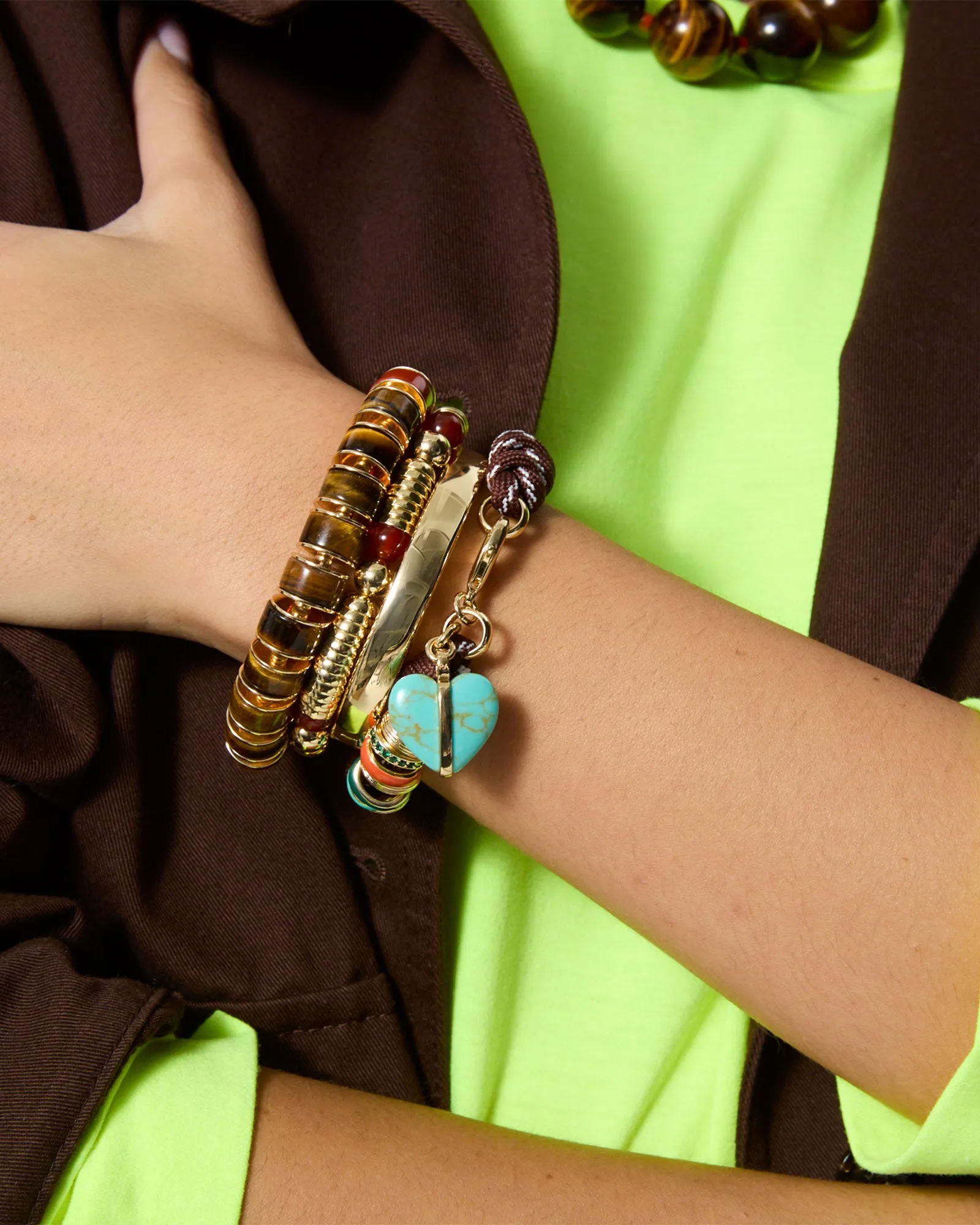 The Cocoa Bracelet Stack sold by Roxanne Assoulin product image thumbnail 2