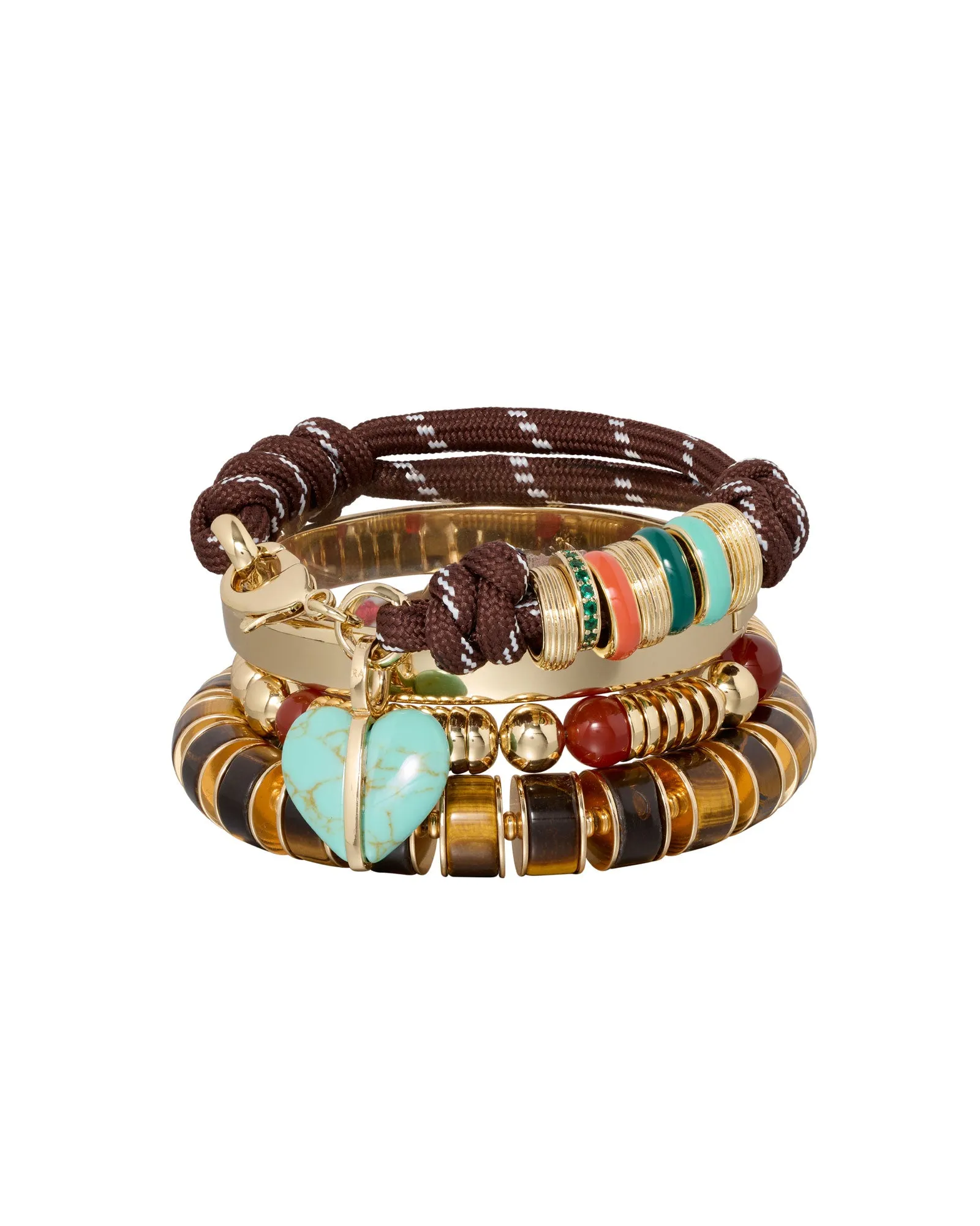 The Cocoa Bracelet Stack sold by Roxanne Assoulin