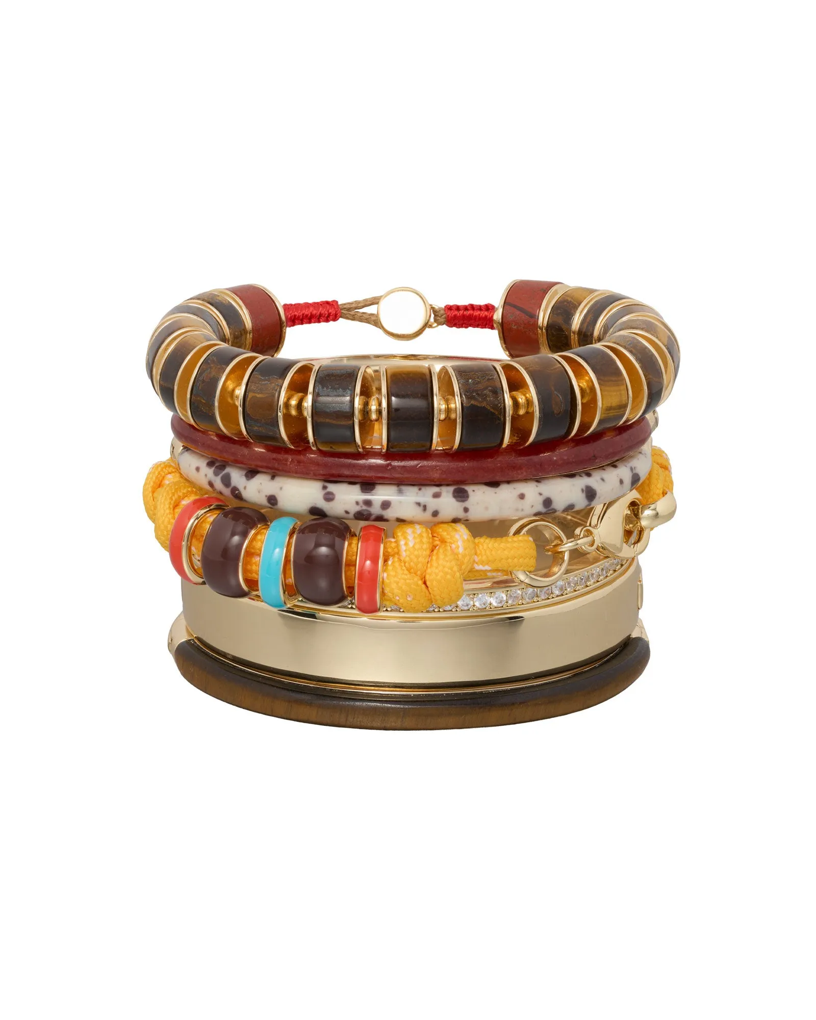 The Sunlit Bracelet Stack sold by Roxanne Assoulin
