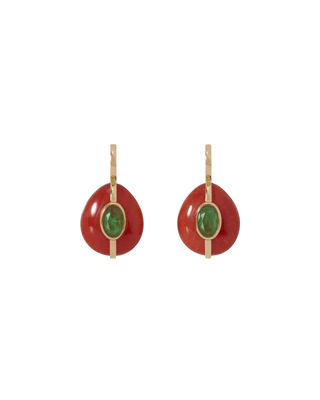 The Stone Pebble Earrings made by Roxanne Assoulin