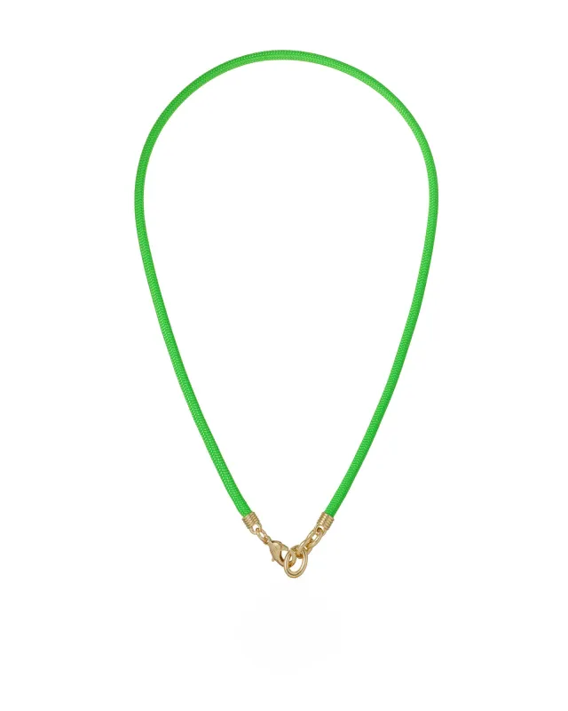 The Happy Cord Charm Necklace made by Roxanne Assoulin