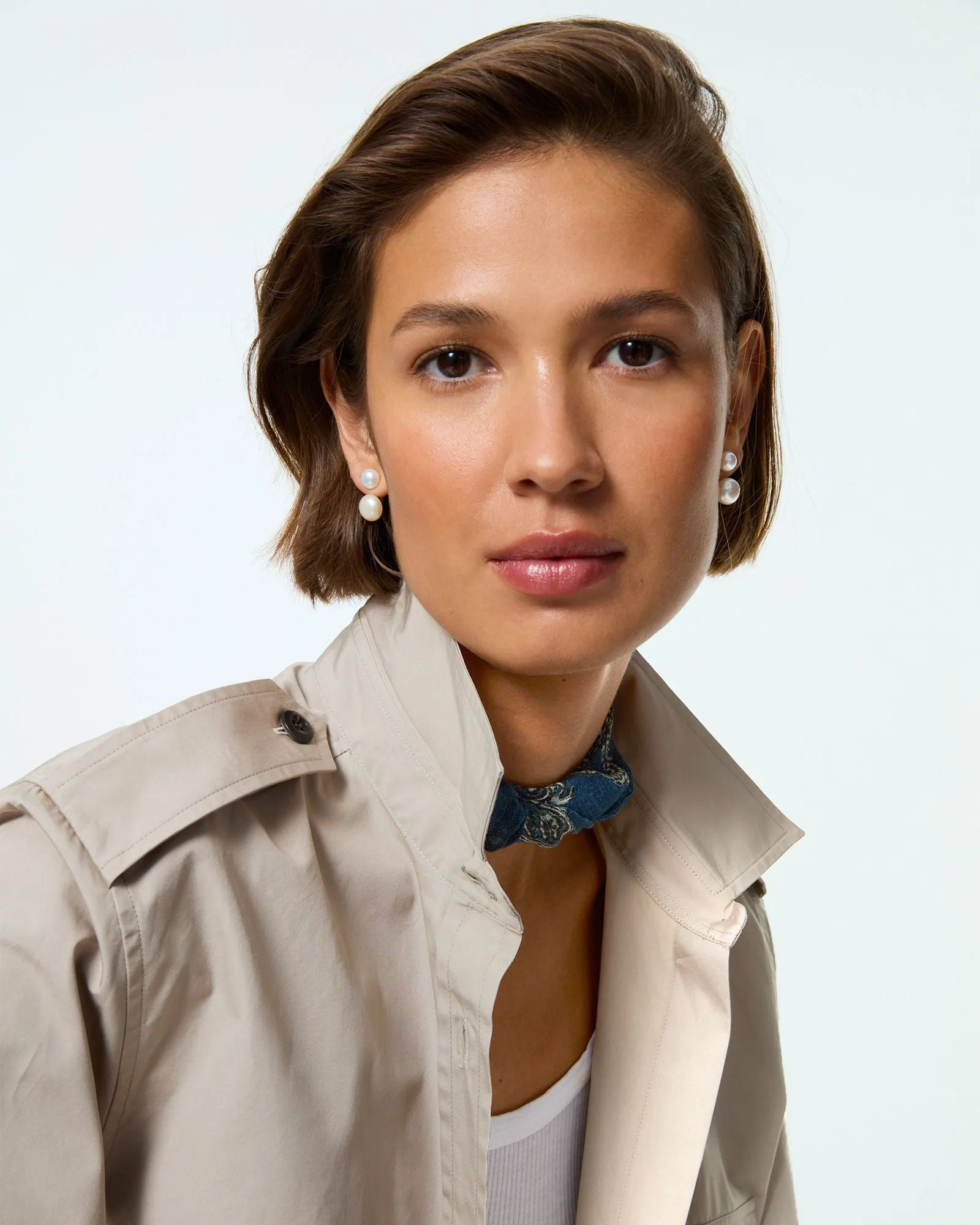 The Freshwater Pearl Floating Earrings sold by Roxanne Assoulin product image thumbnail 4