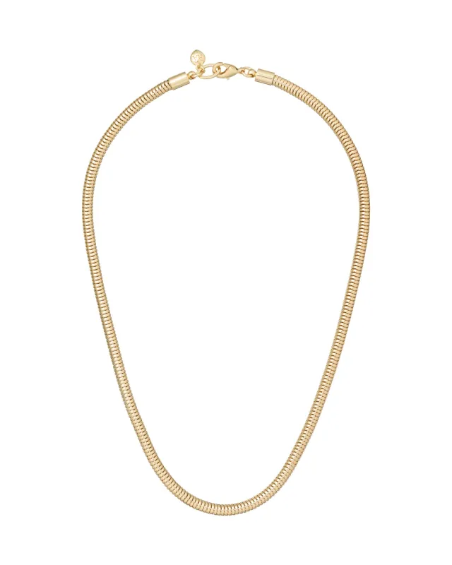 The Short Snake Chain Necklace made by Roxanne Assoulin