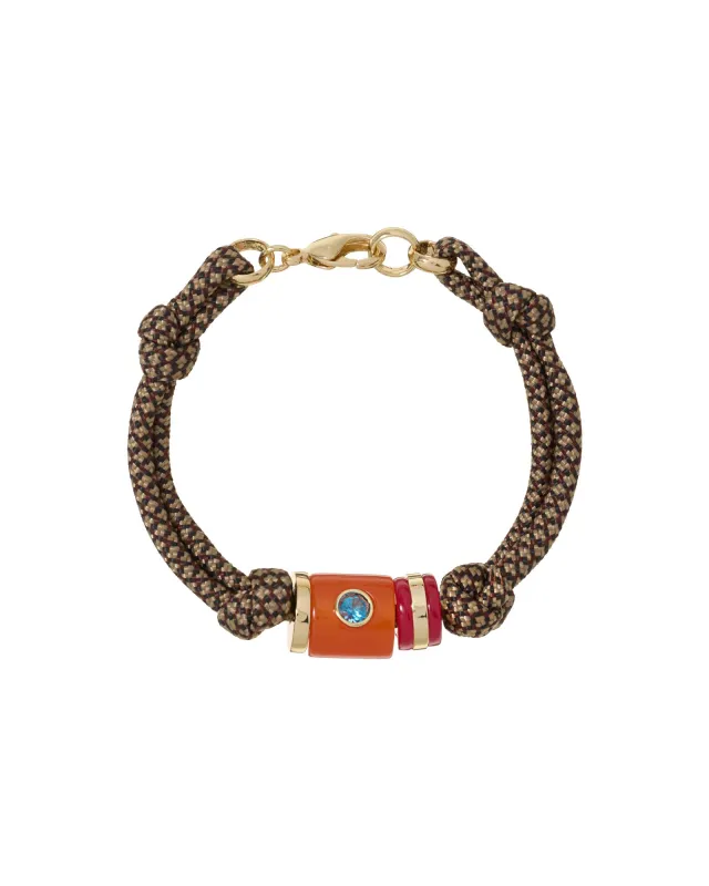 The Cylinder Cord Bracelet made by Roxanne Assoulin