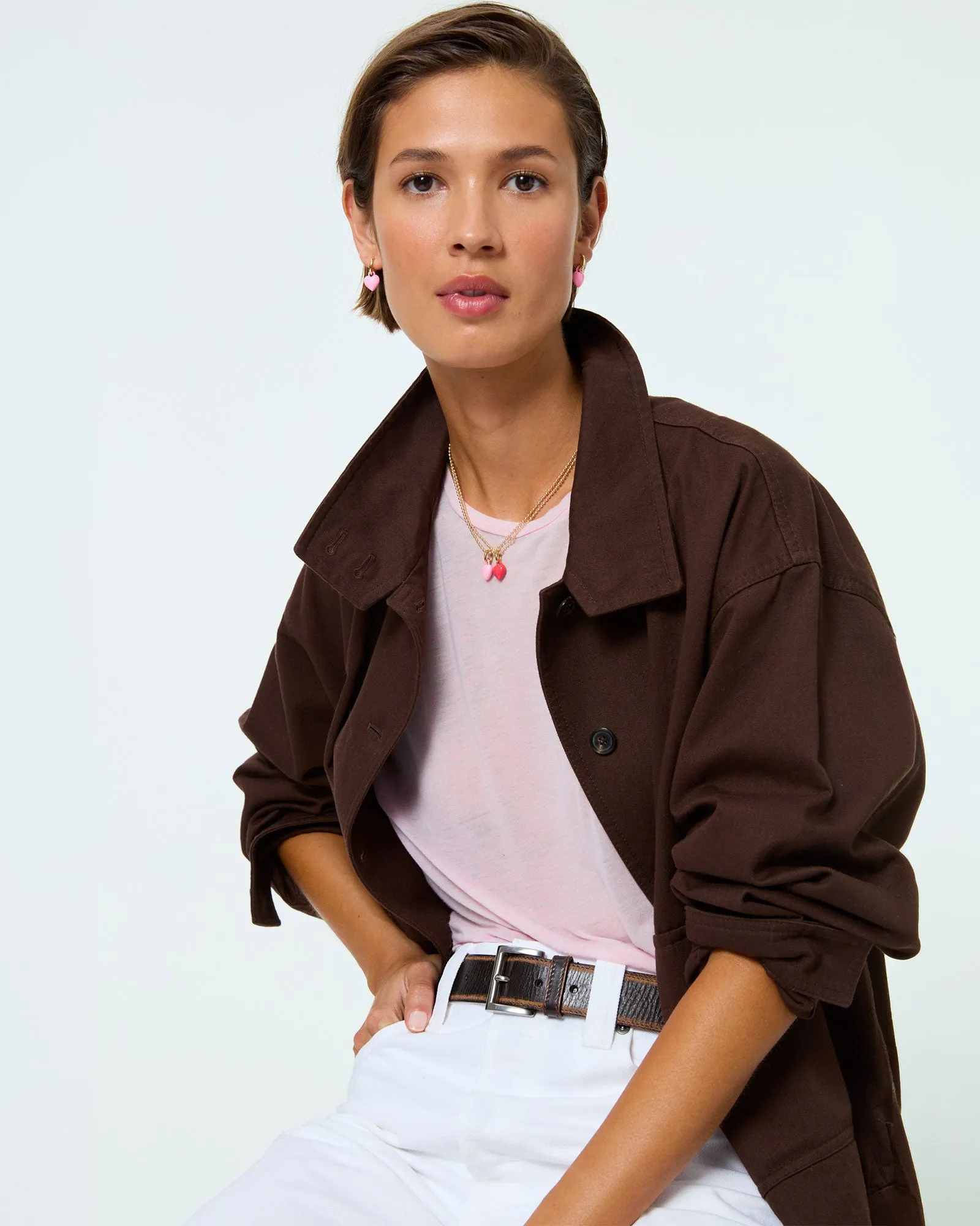 The Itsy Bitsy Heart Earrings sold by Roxanne Assoulin product image thumbnail 3