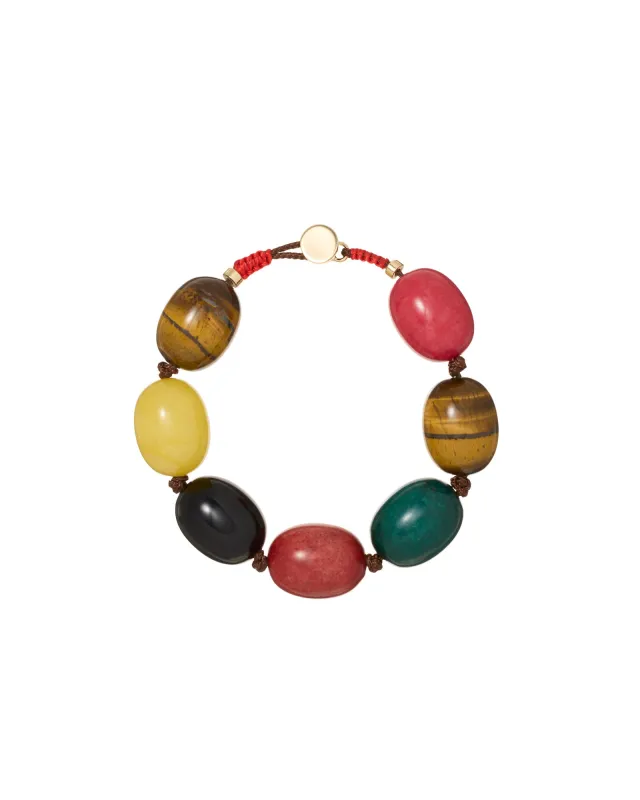 The Multi Pebble Stone Bracelet made by Roxanne Assoulin