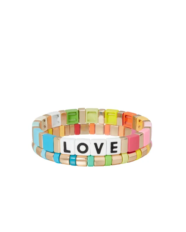 Love Rainbow Bracelet sold by Roxanne Assoulin