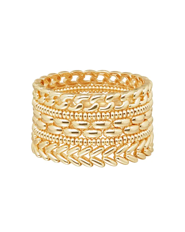 The Golden Age Bracelets sold by Roxanne Assoulin