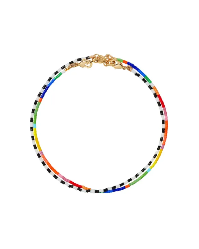 Kaleidoscope Petite Anklet Duo sold by Roxanne Assoulin