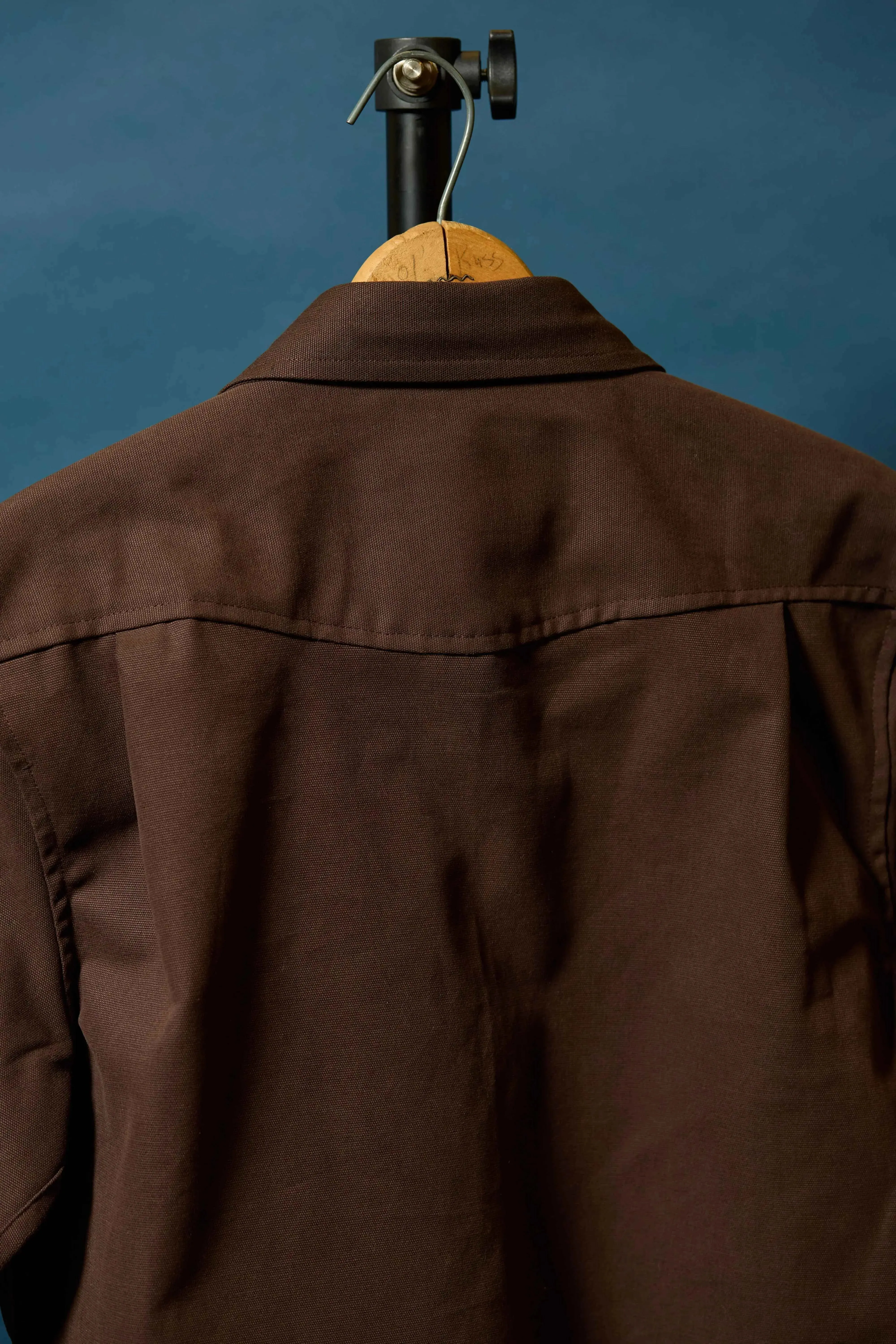 Brushed Bull Denim Shacket in Espresso sold by Richter Goods product image thumbnail 3