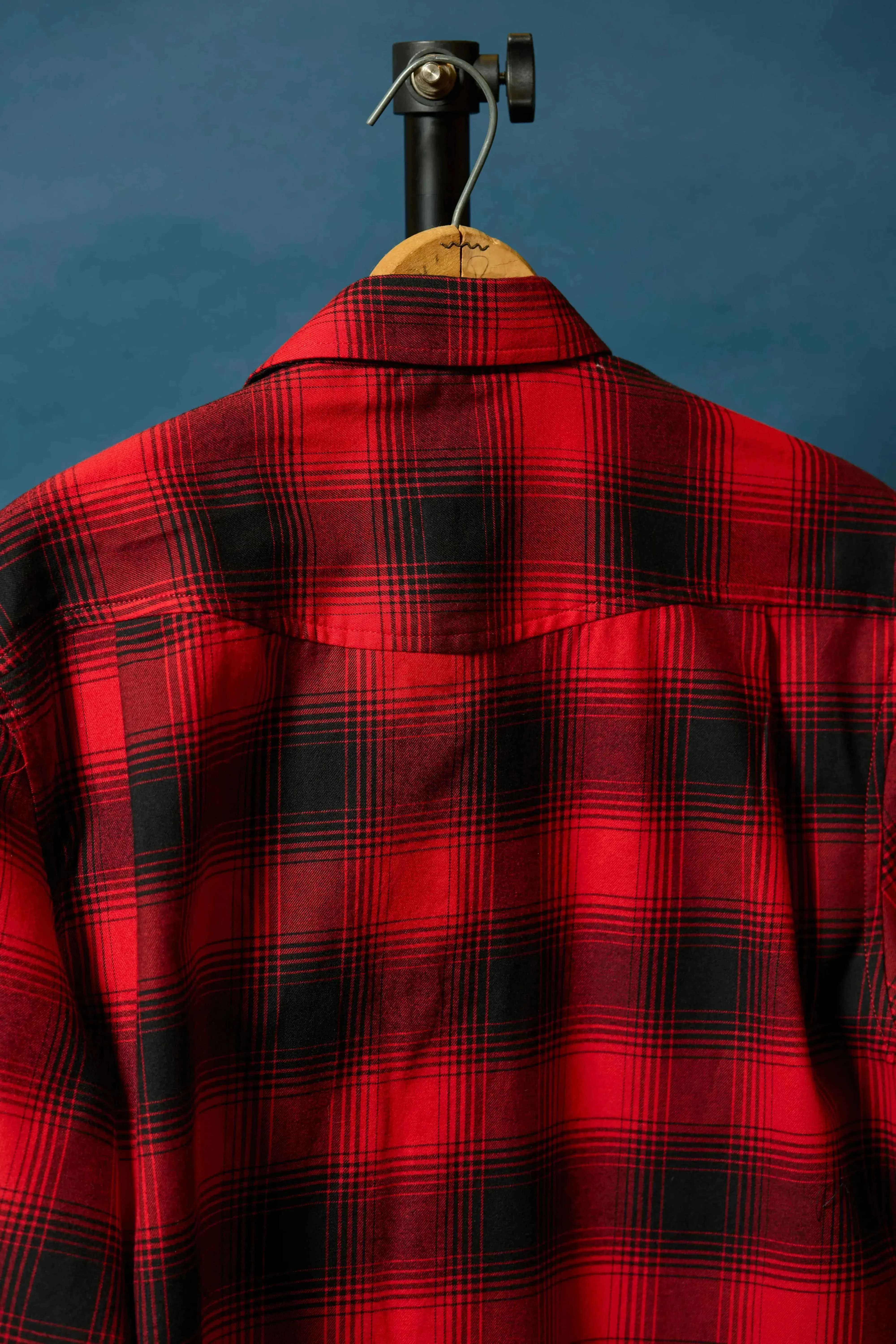 Alpine Super Soft Western Flannel in Red & Black Plaid sold by Richter Goods product image thumbnail 2