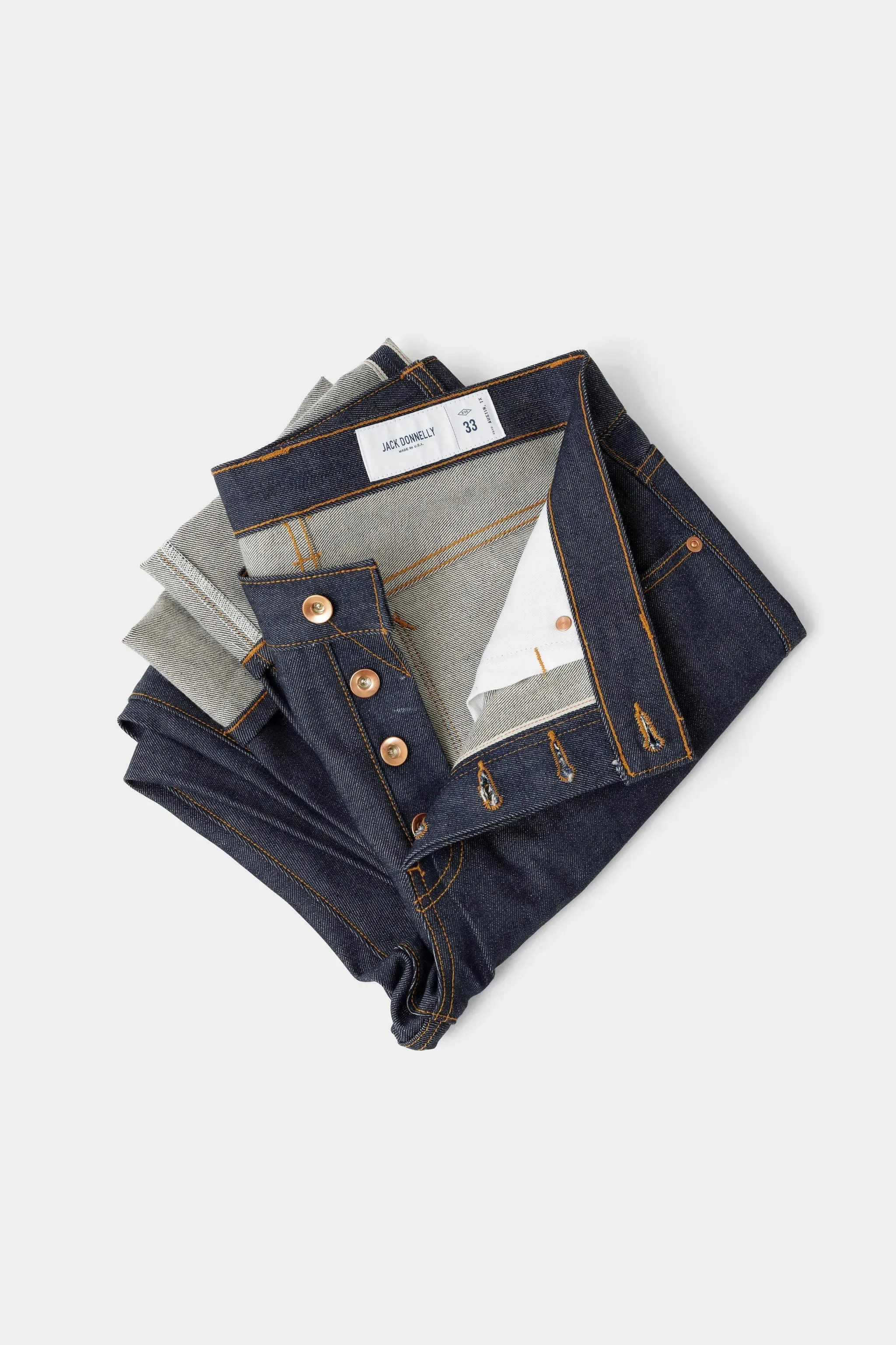 Jack Donnelly - Cone Mills White Oak Selvedge Denim Pant sold by Richter Goods
