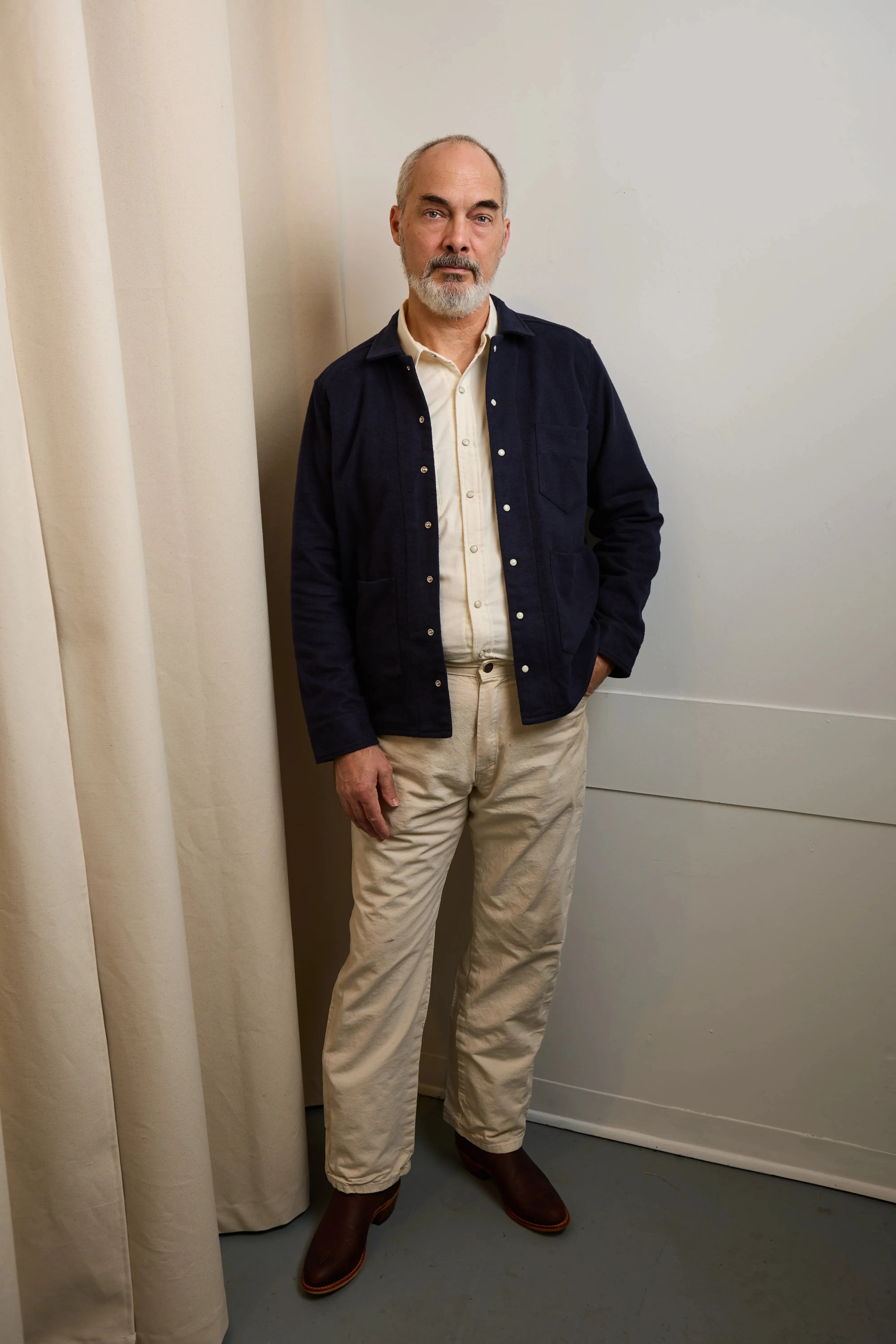 Western Chore Coat in Navy Blue sold by Richter Goods product image thumbnail 2