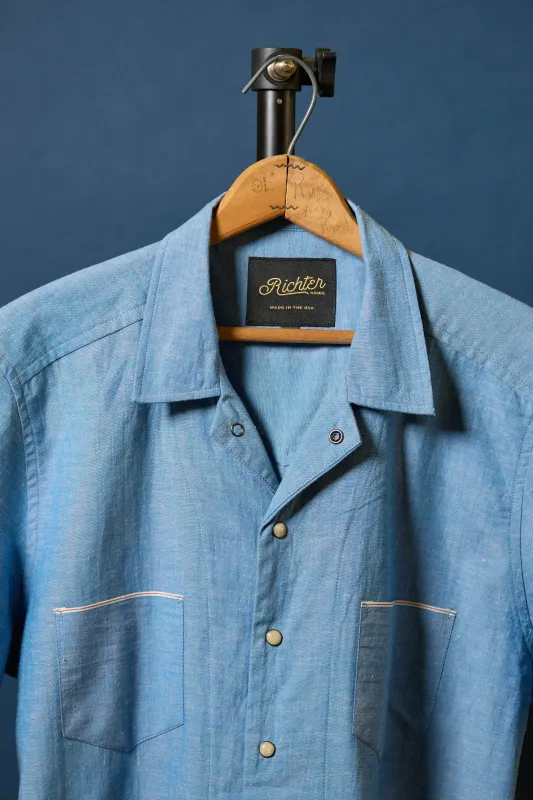 Chambray Sandy in Blue sold by Richter Goods
