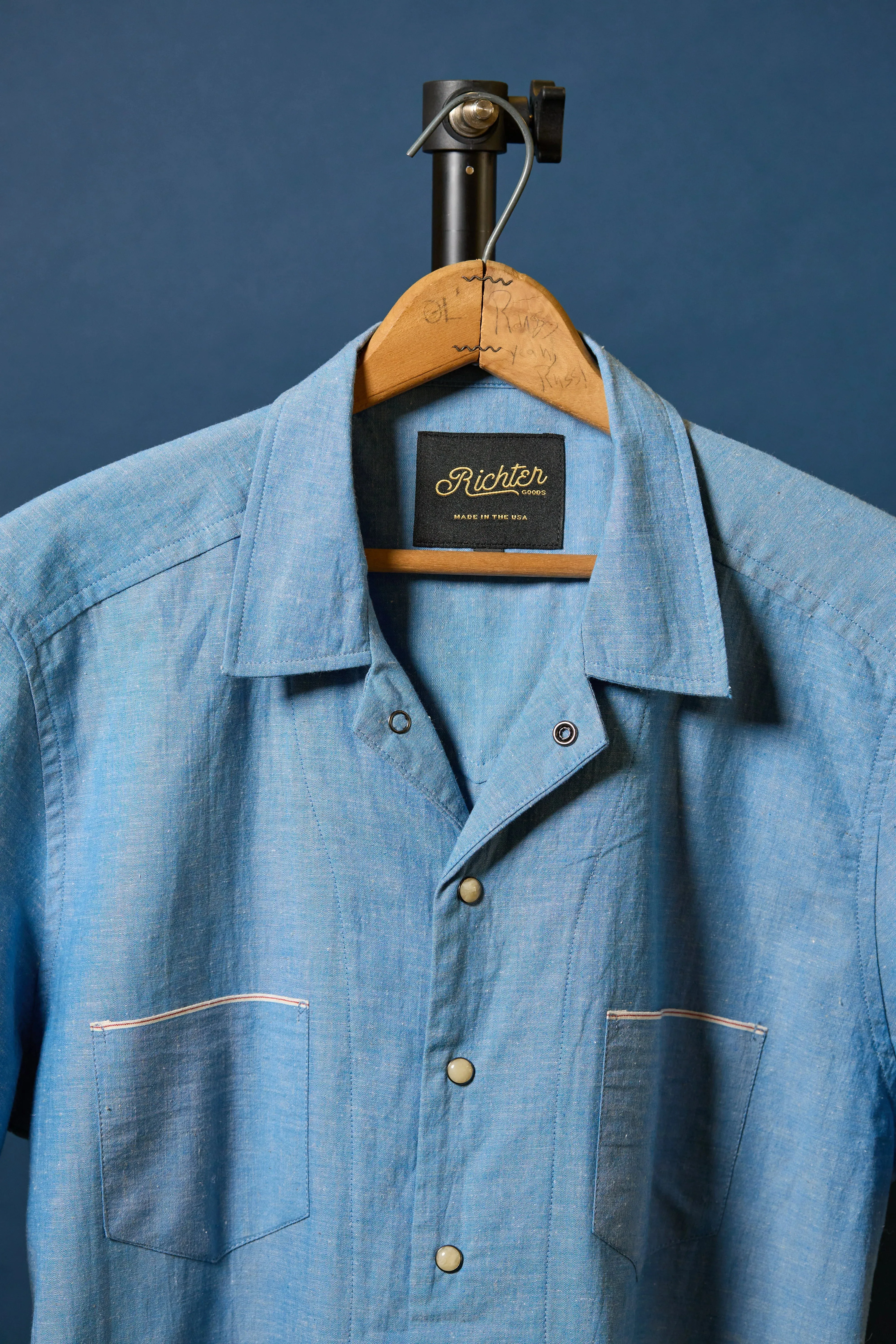 Chambray Sandy in Blue sold by Richter Goods