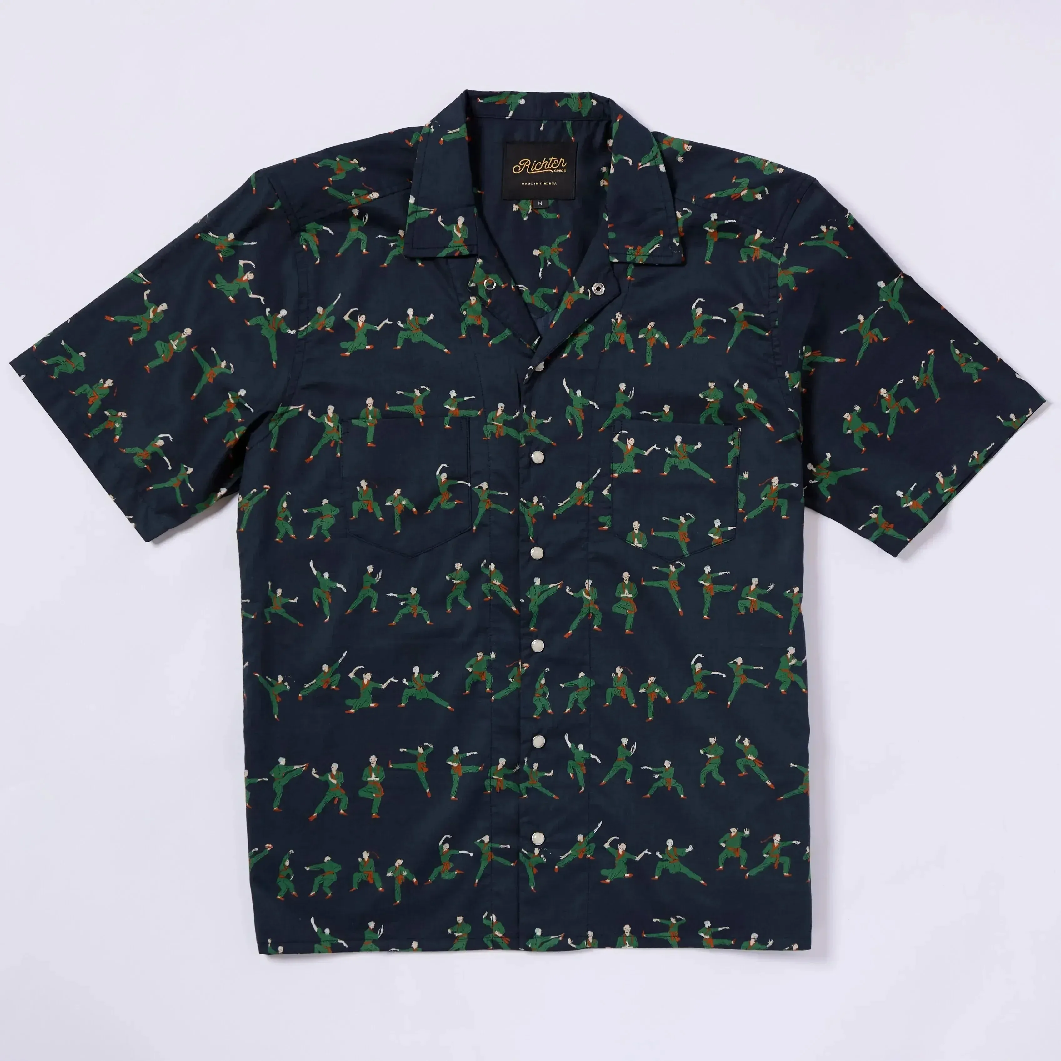 Karate Chop Cotton Broadcloth sold by Richter Goods