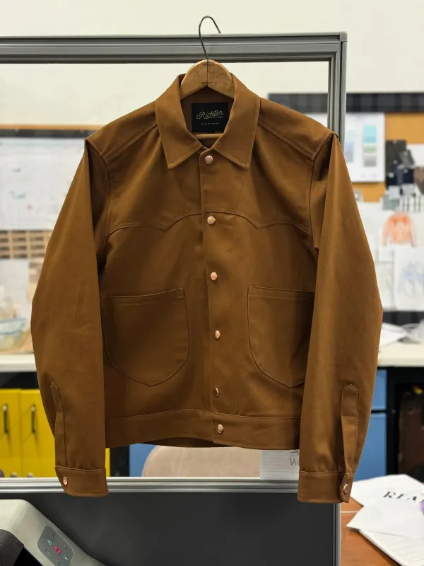 Terlingua Trucker Jacket in Coyote sold by Richter Goods