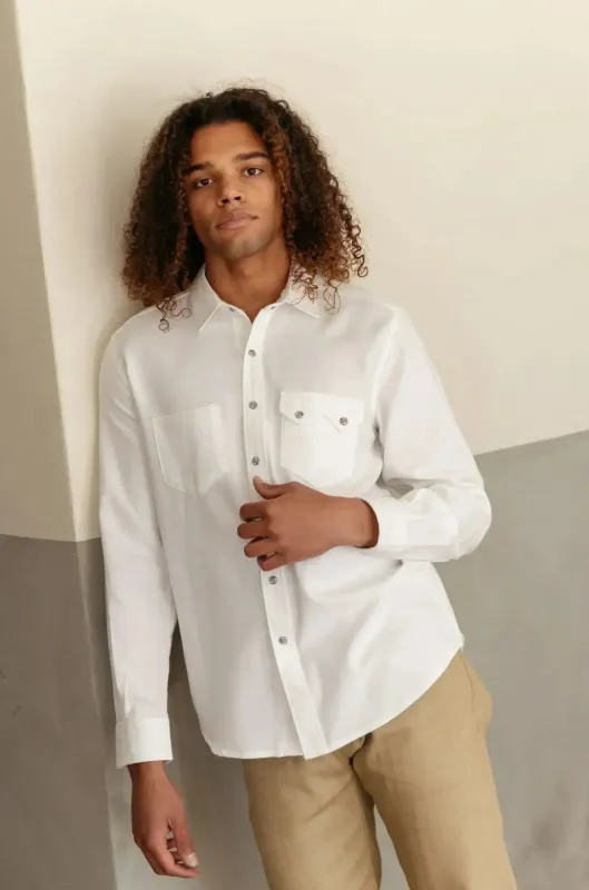 San Antonio Rose Selvedge sold by Richter Goods