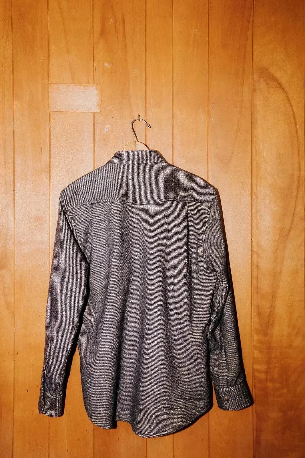 Men's Shacket- Sabertooth Flannel Overshirt in Navy Blue sold by Richter Goods product image thumbnail 2