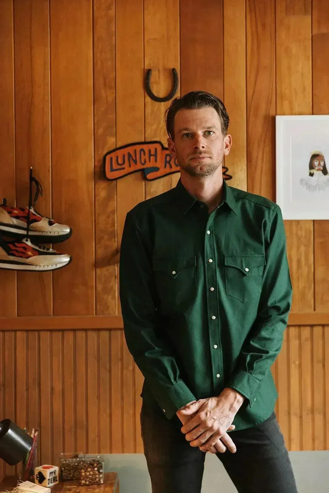 Duck Canvas Weekday Western in Malachite sold by Richter Goods