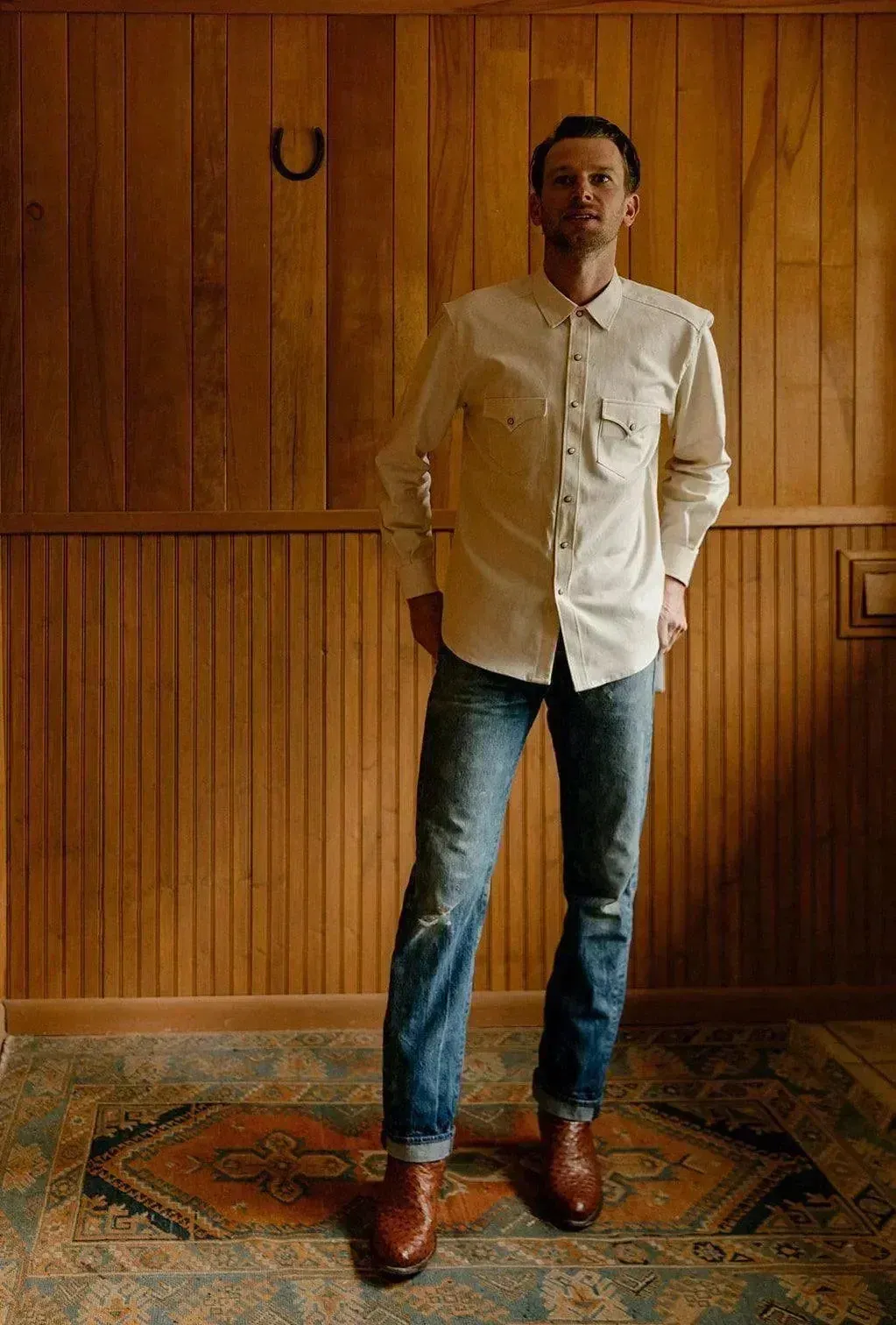 Duck Canvas Weekday Western in Chalk sold by Richter Goods