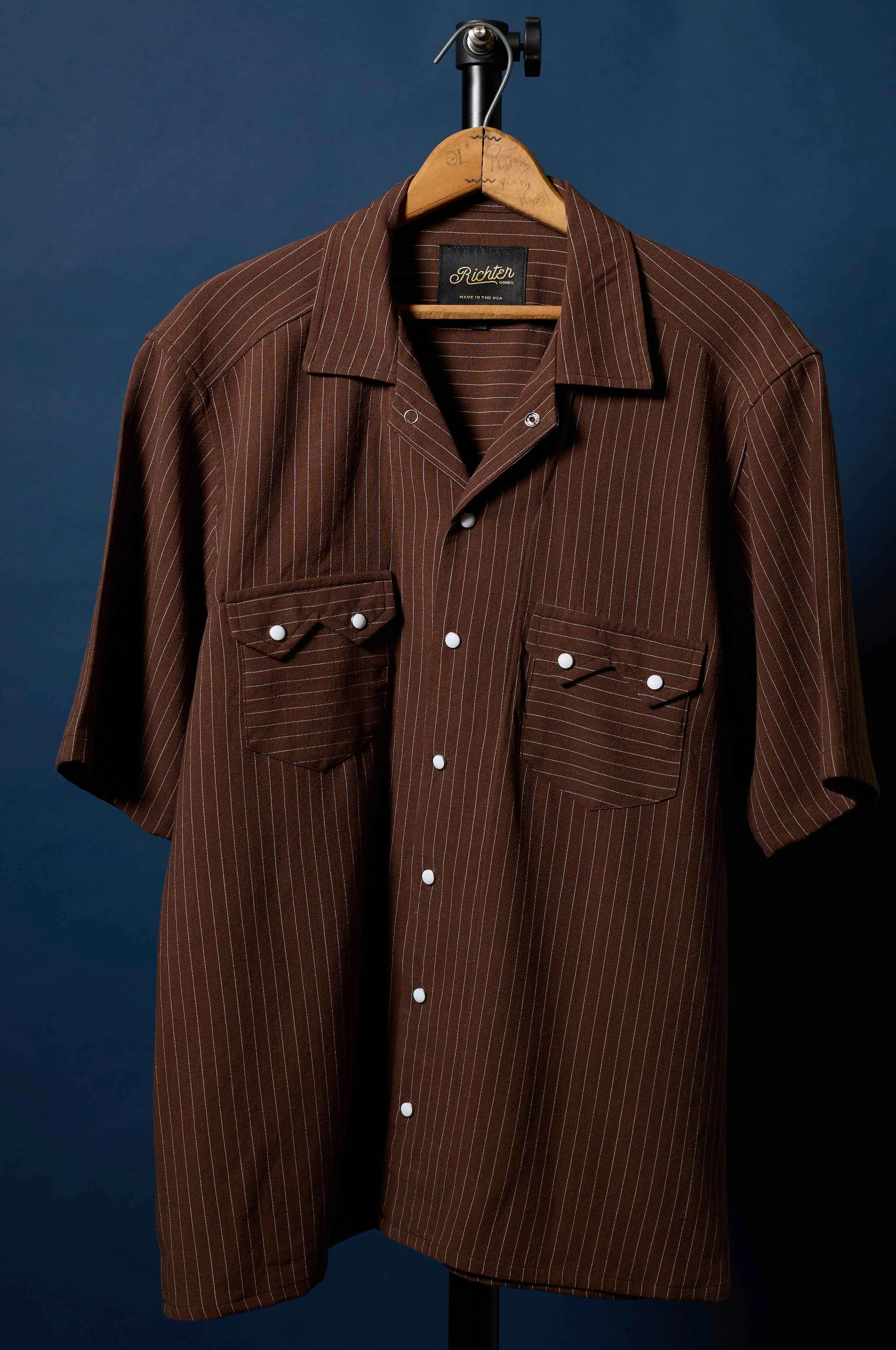 Hickory Pinstripe Linen sold by Richter Goods product image thumbnail 3