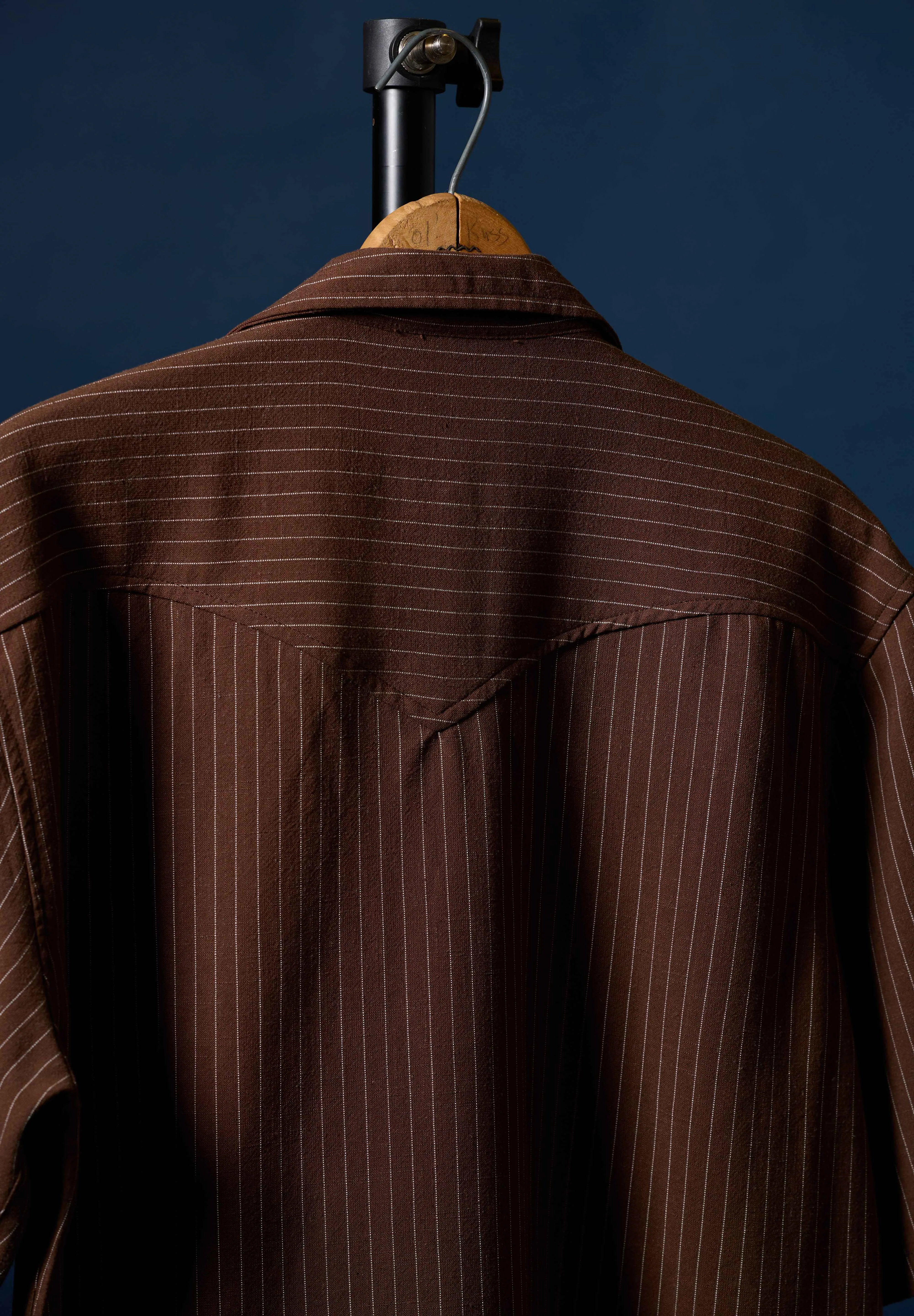 Hickory Pinstripe Linen sold by Richter Goods product image thumbnail 2