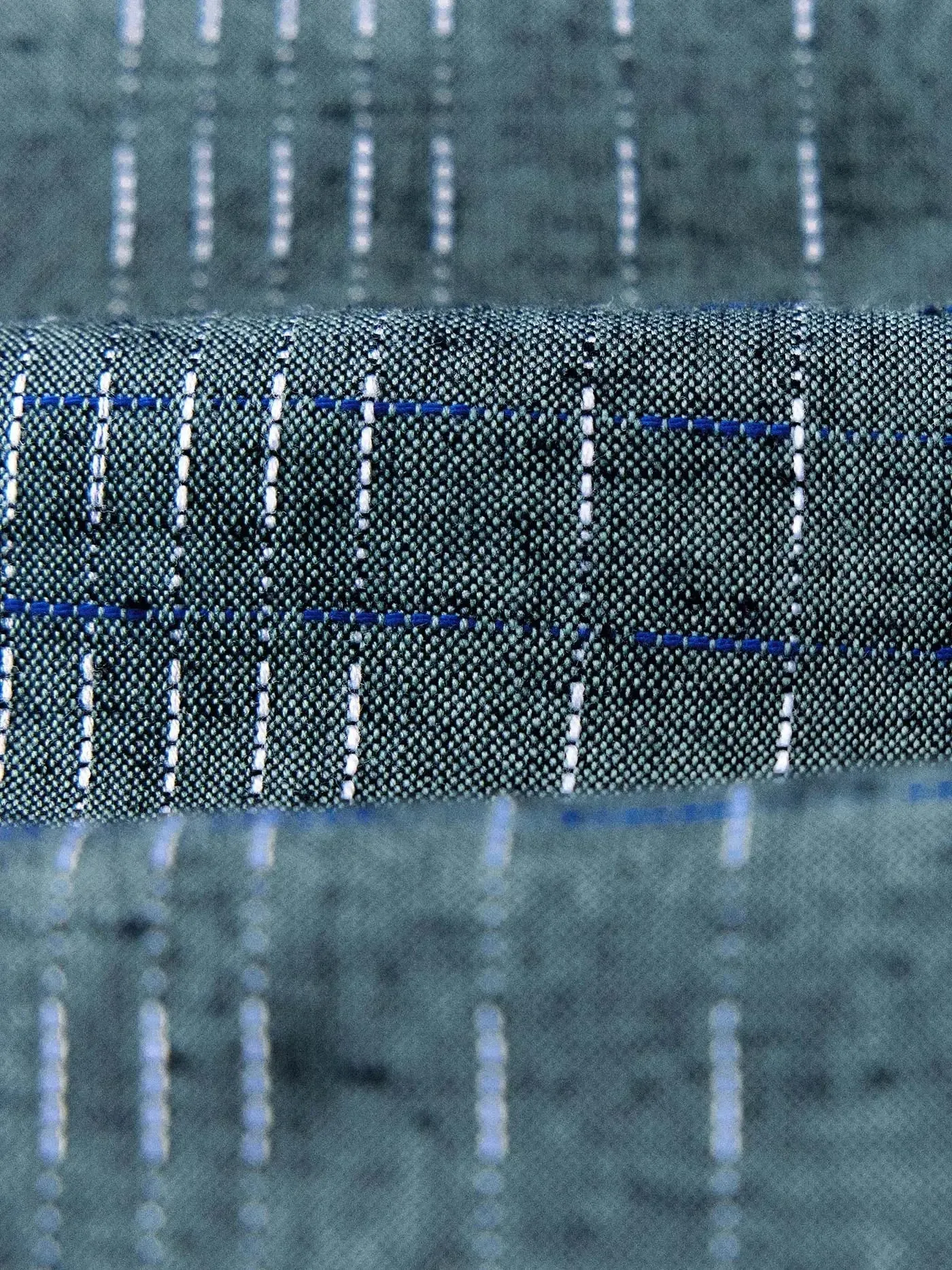 i+w x richter goods hanten stripe pearl snap sold by Richter Goods product image thumbnail 3