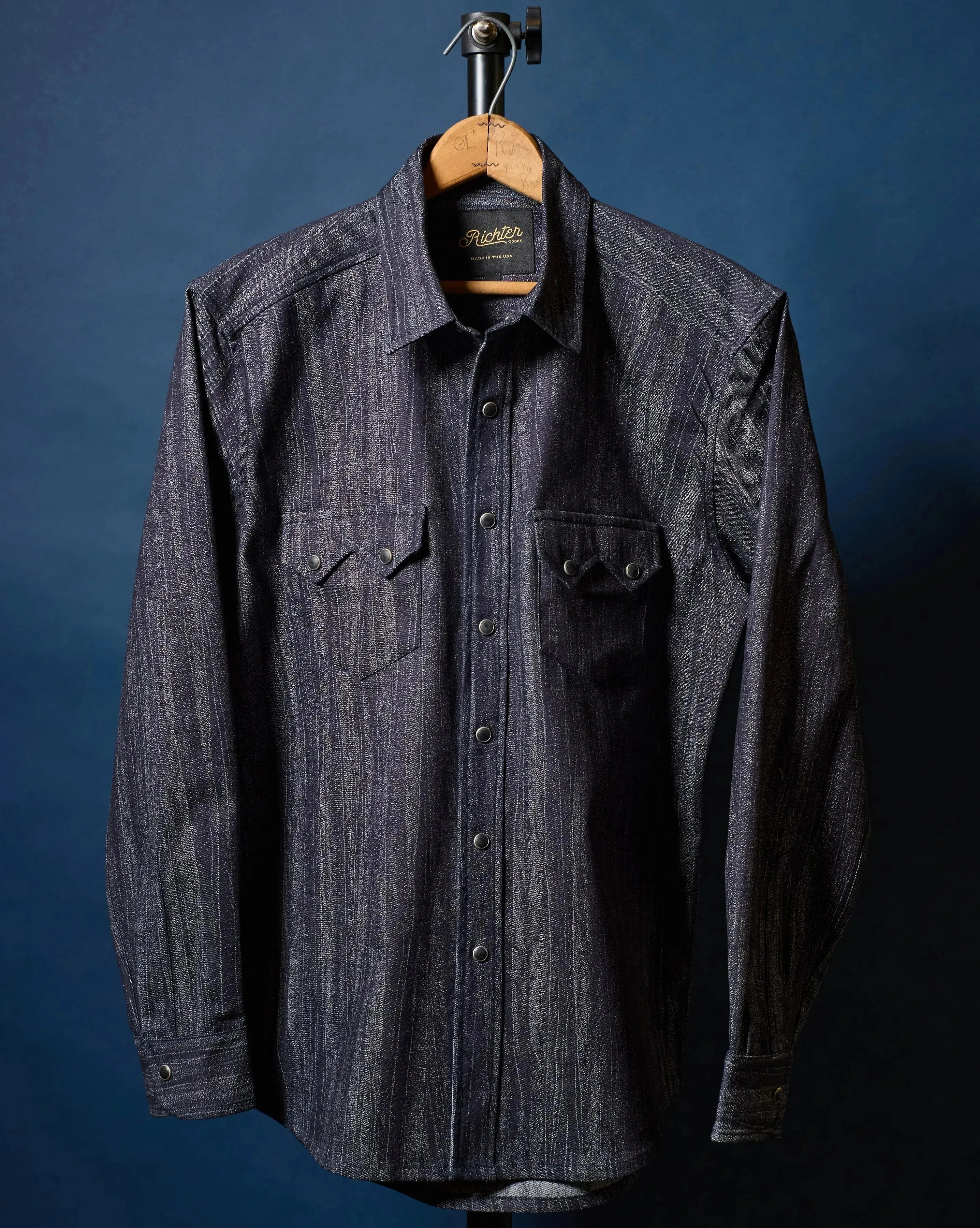 Denim Wooded Jacquard sold by Richter Goods product image thumbnail 2