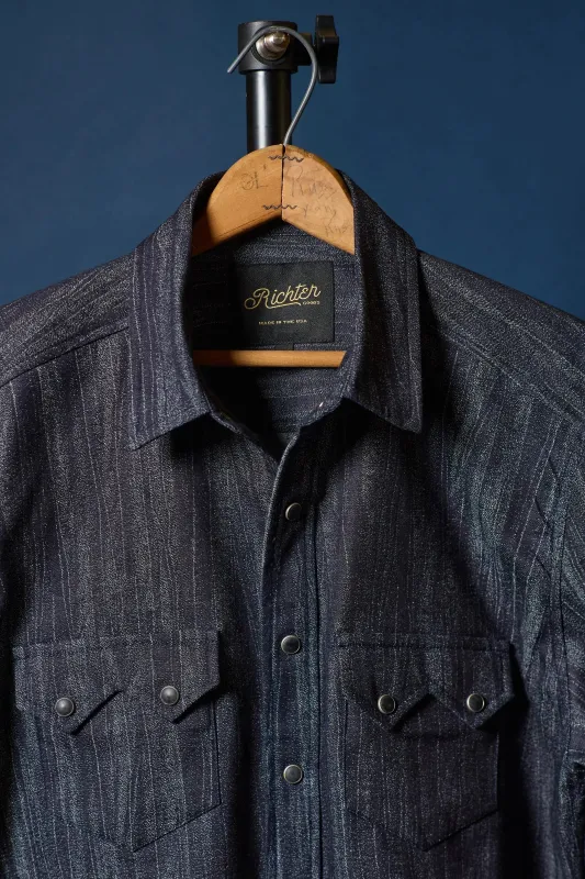 Denim Wooded Jacquard made by Richter Goods