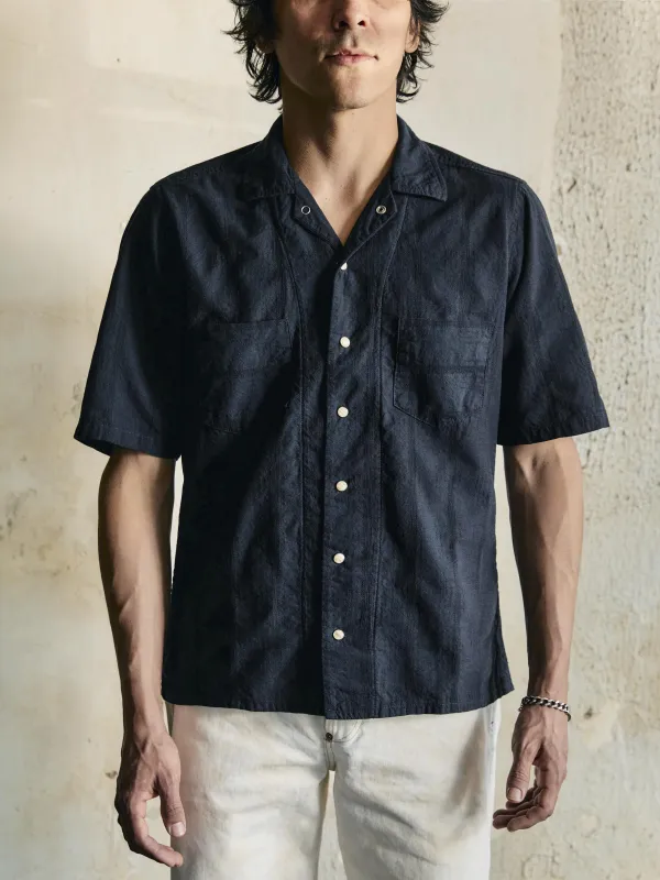 i+w x richter goods tonal striped pearl snap made by Richter Goods