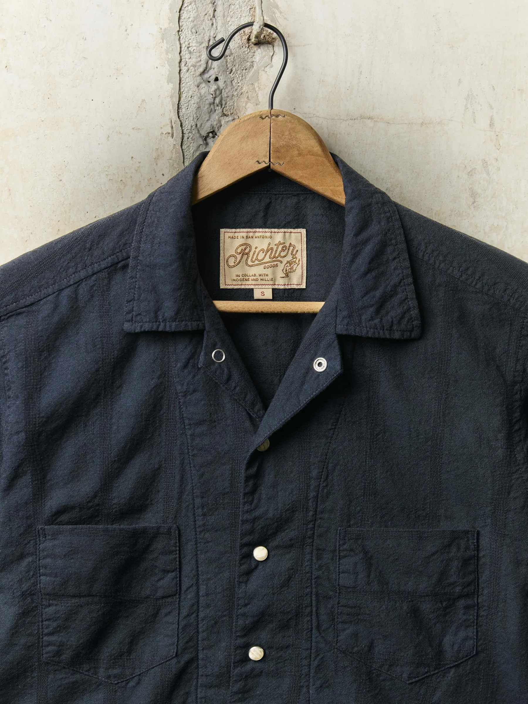 i+w x richter goods tonal striped pearl snap sold by Richter Goods product image thumbnail 4