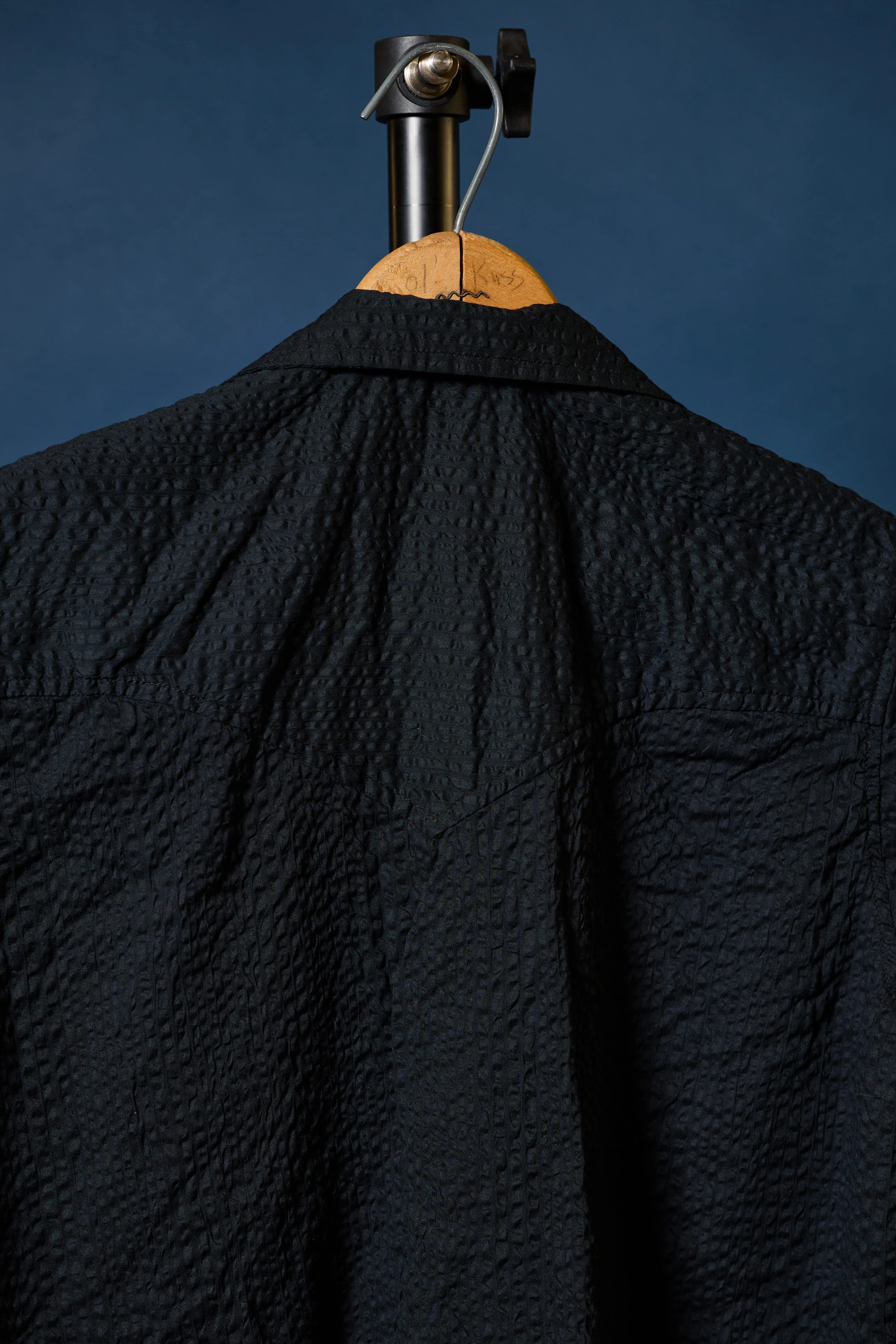 Salado Seersucker in Cash Black sold by Richter Goods product image thumbnail 4