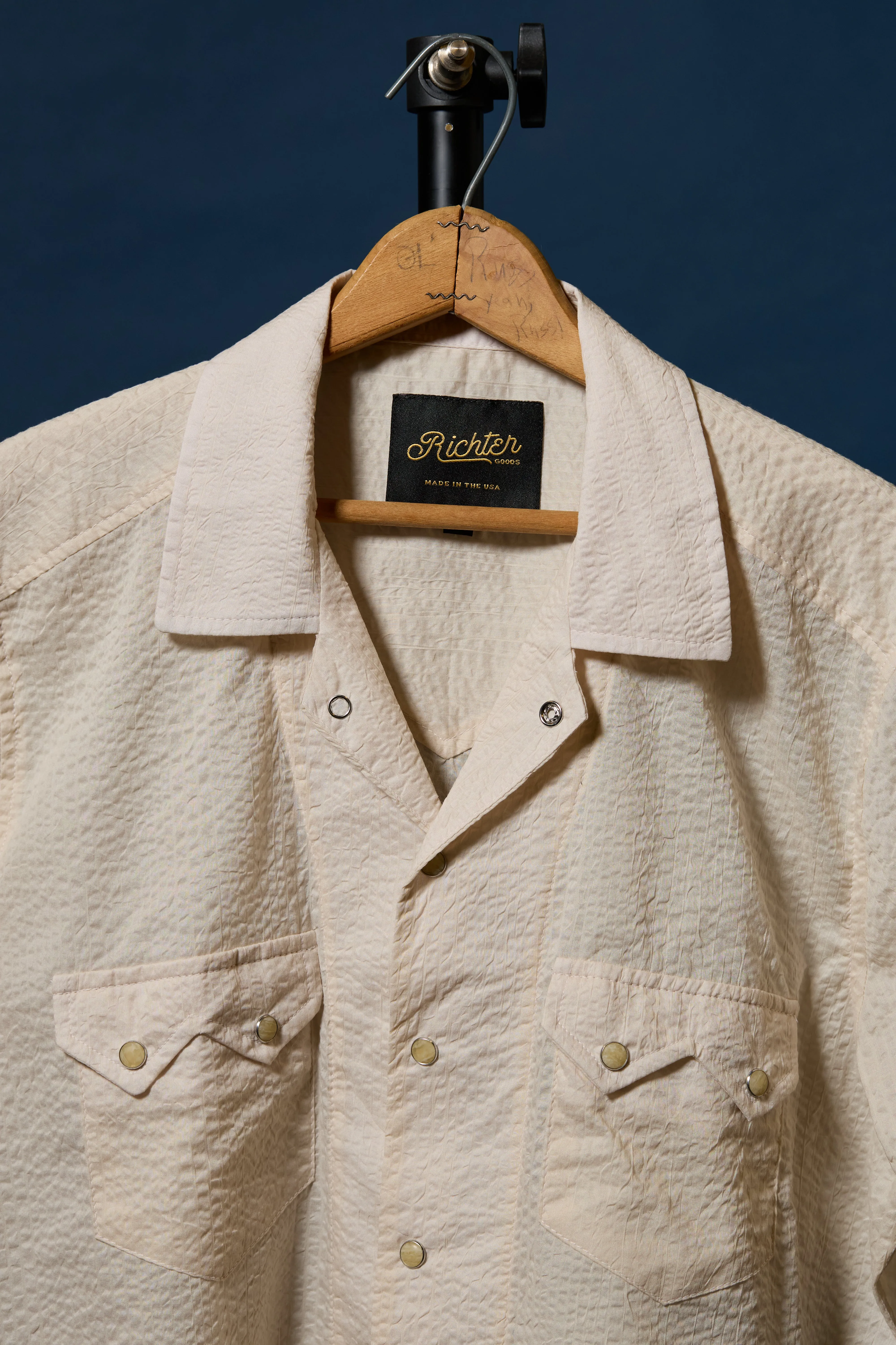 Salado Seersucker in Chalk sold by Richter Goods product image thumbnail 4