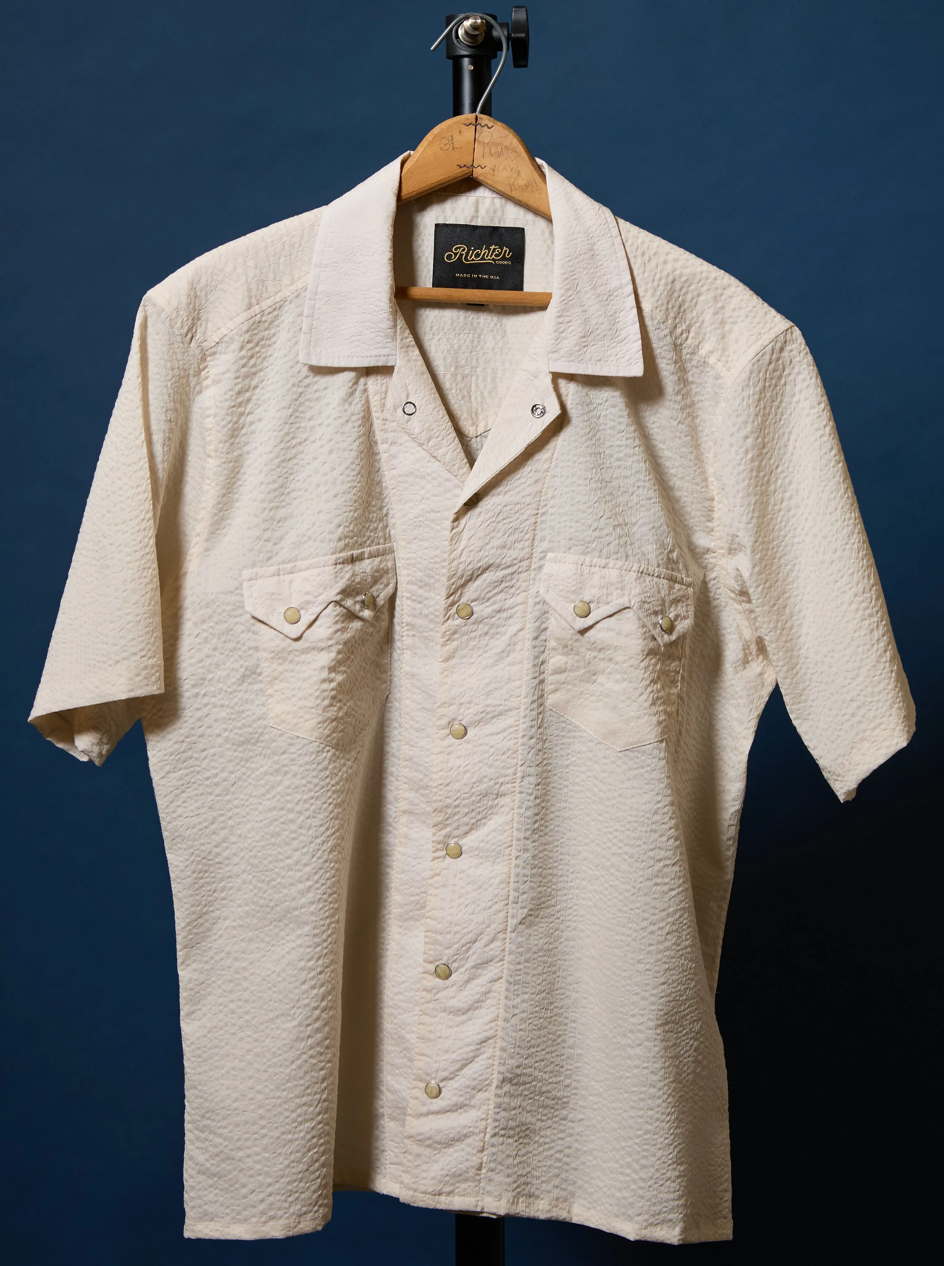Salado Seersucker in Chalk sold by Richter Goods product image thumbnail 2