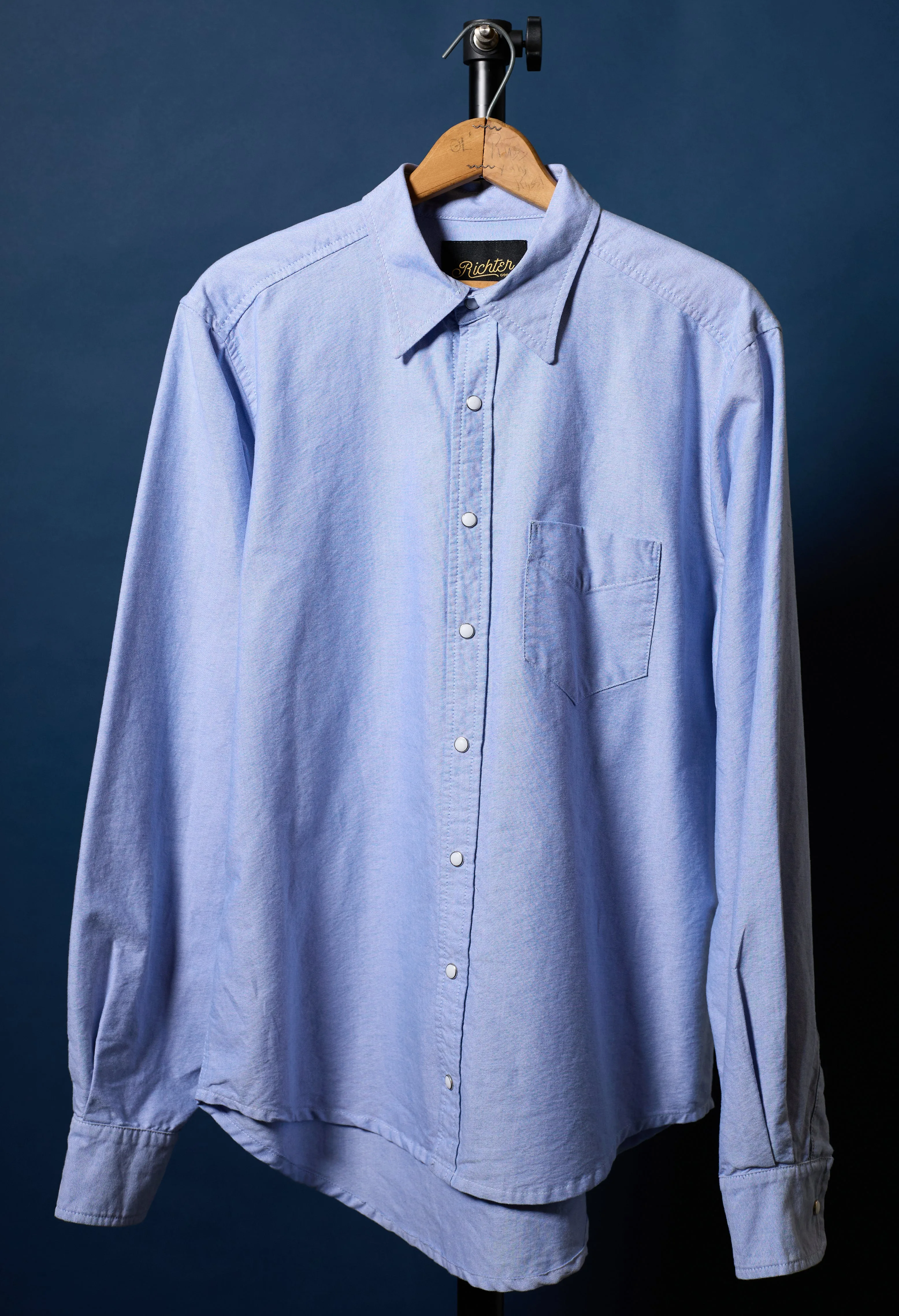 Frances Blue Western Oxford sold by Richter Goods product image thumbnail 4