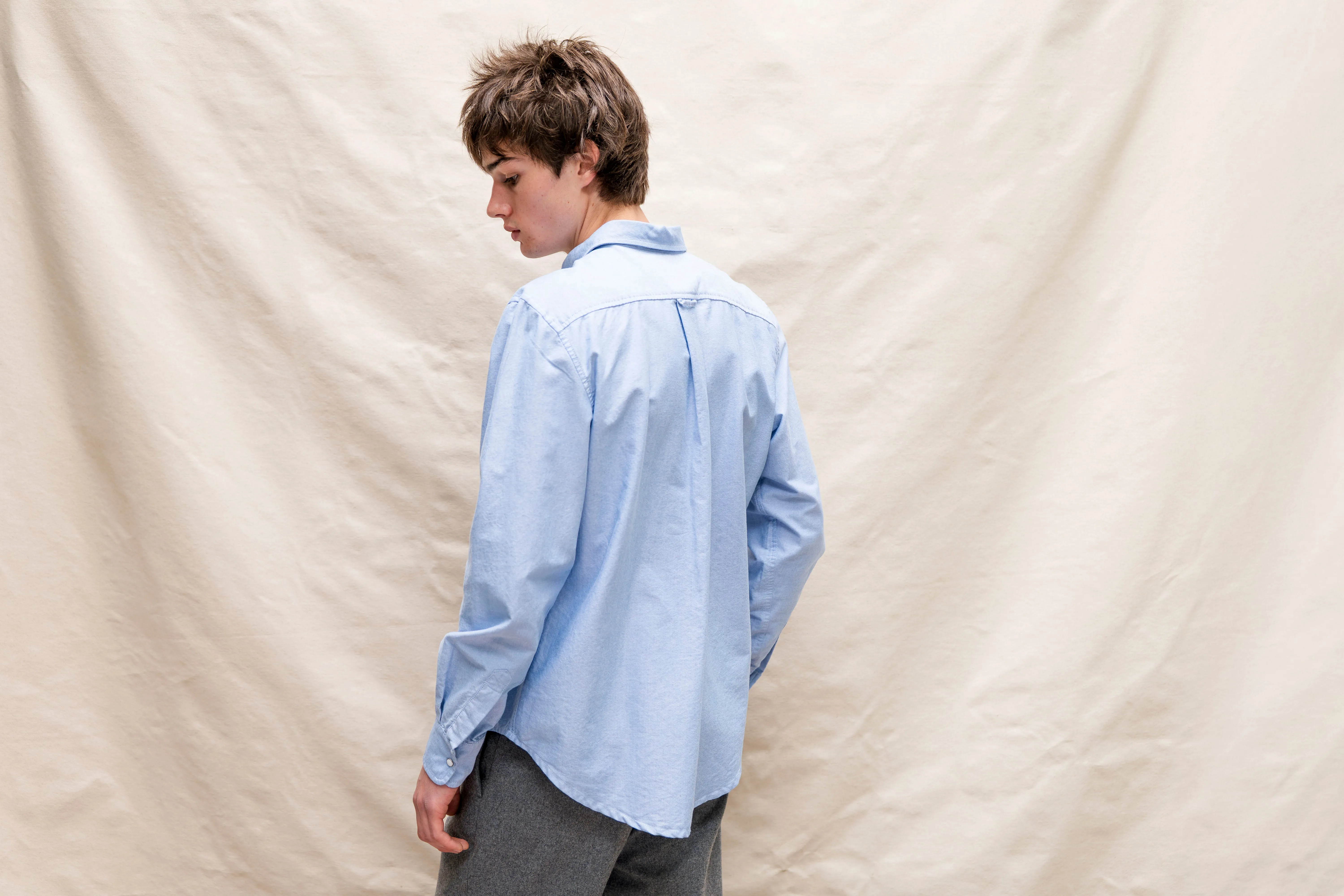Frances Blue Western Oxford sold by Richter Goods product image thumbnail 3