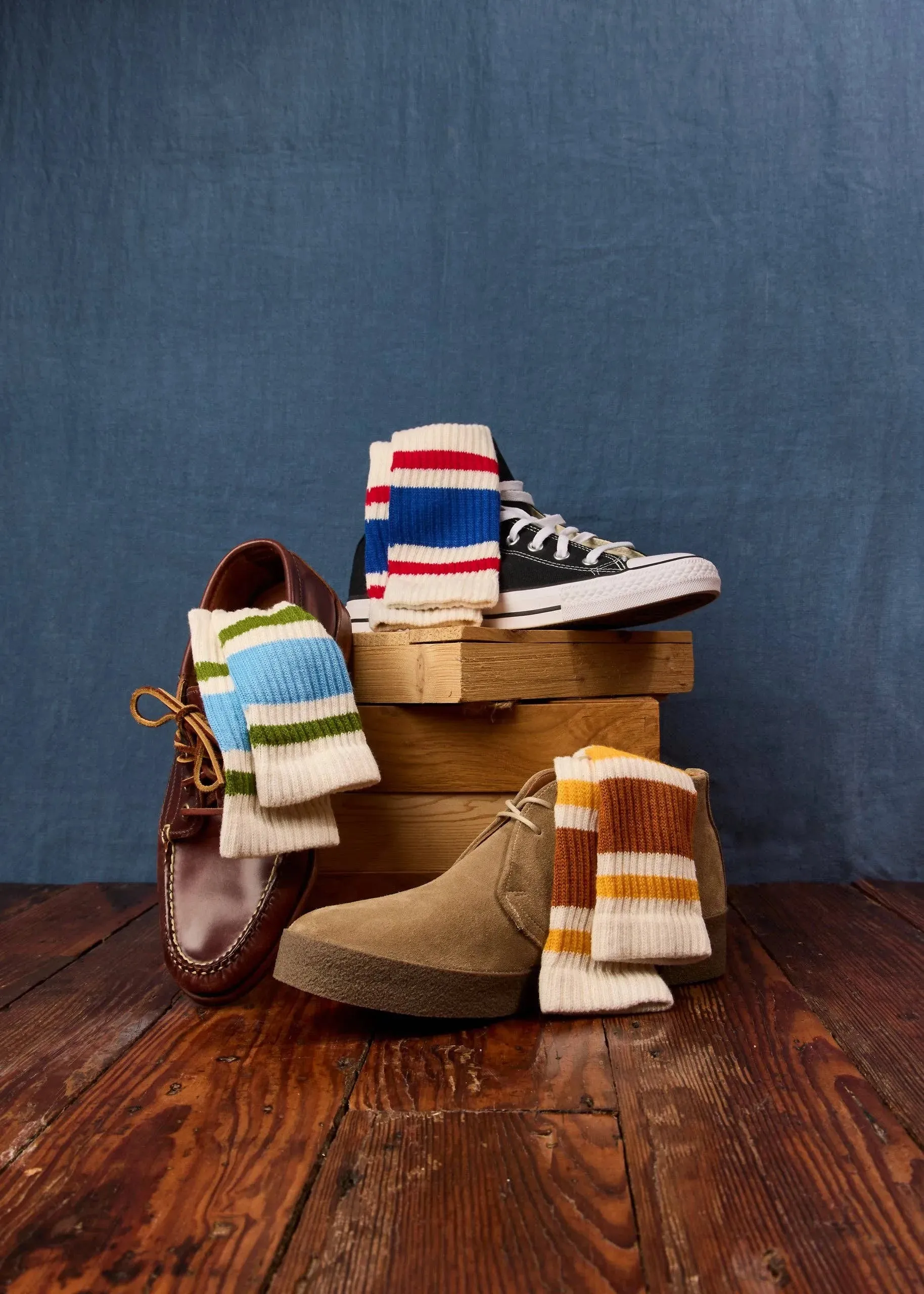The Retro Stripe: Teal/berry / One Size sold by Richter Goods product image thumbnail 5