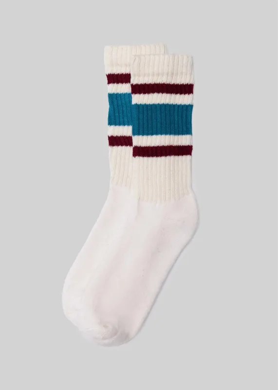 The Retro Stripe: Teal/berry / One Size made by American Trench