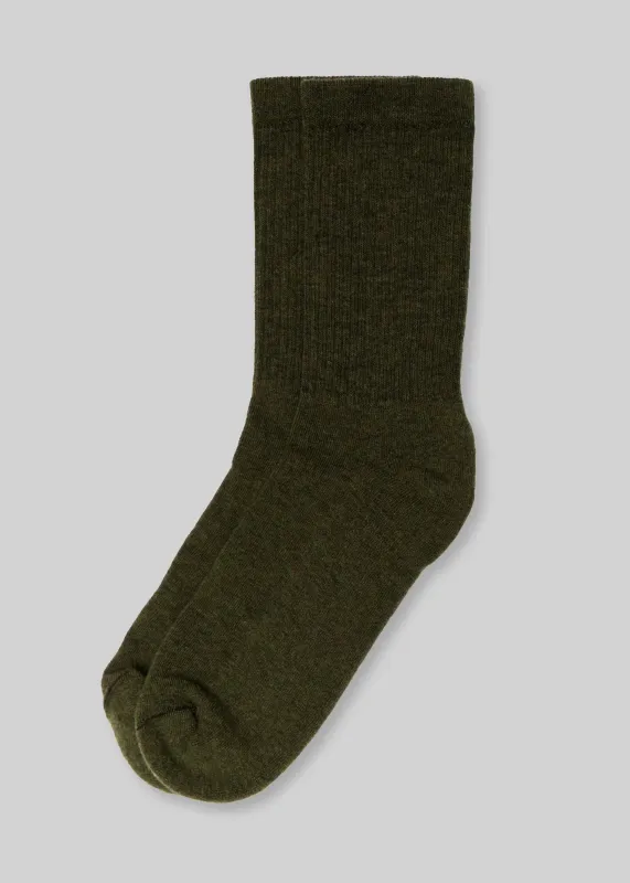 Supermerino Crew: Olive made by American Trench