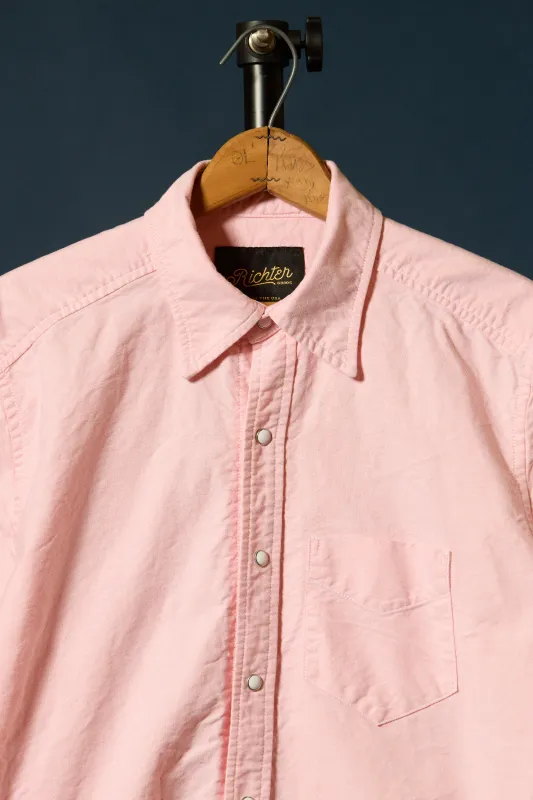 Frances Pink Western Oxford made by Richter Goods