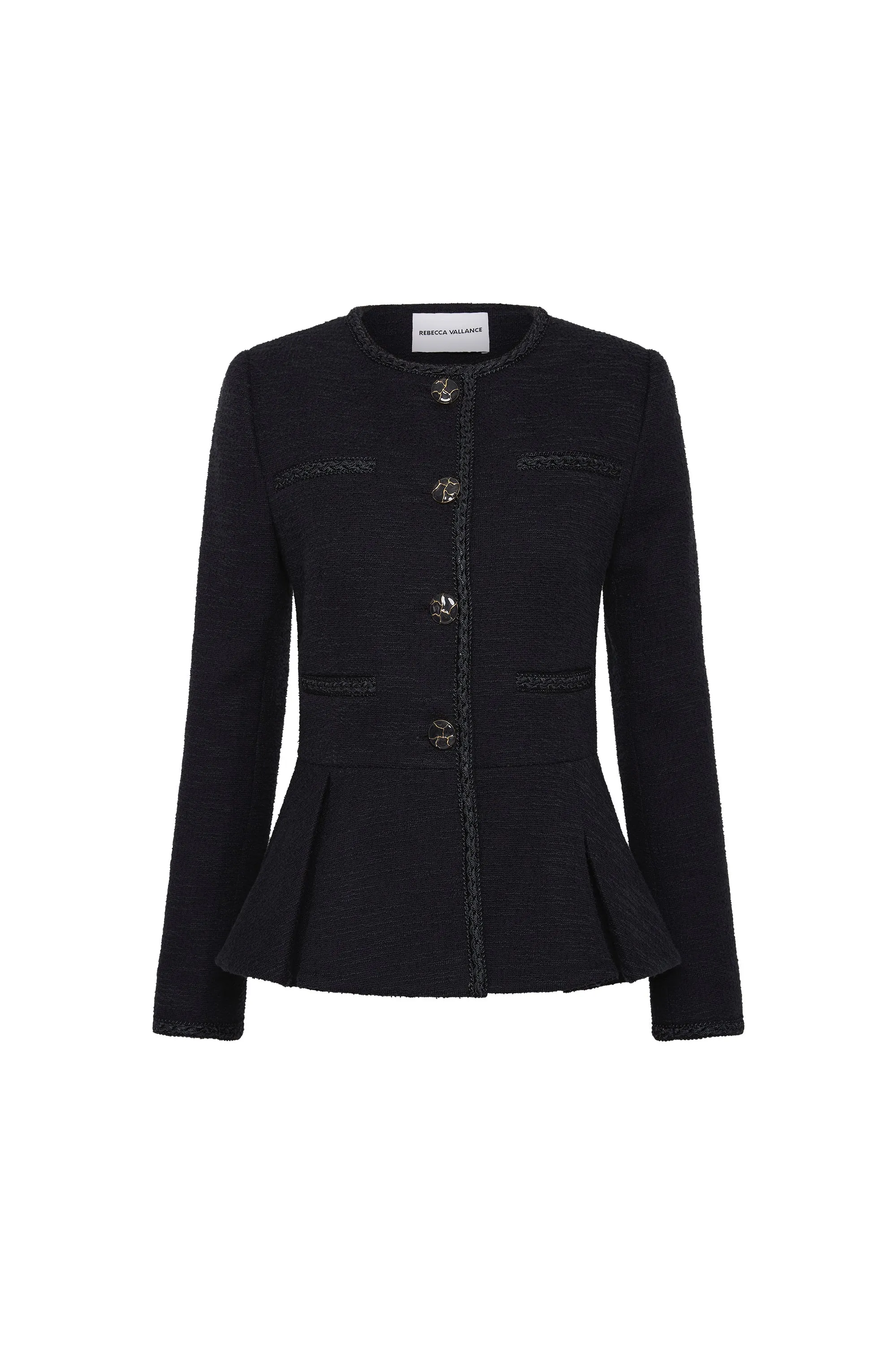 London Peplum Jacket sold by Rebecca Vallance