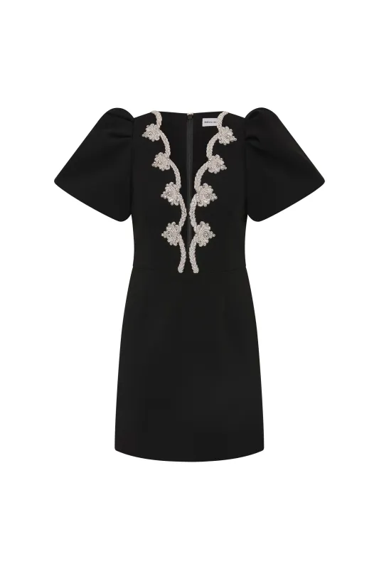 Harlynn Puff Sleeve Mini Dress made by Rebecca Vallance