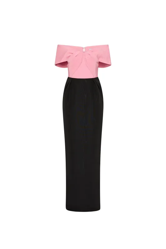 Amaro Off The Shoulder Gown made by Rebecca Vallance