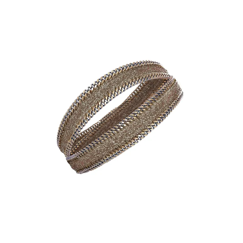 1D006 DOUBLE WRAP BRACELET | KAKI made by Marie Laure Chamorel