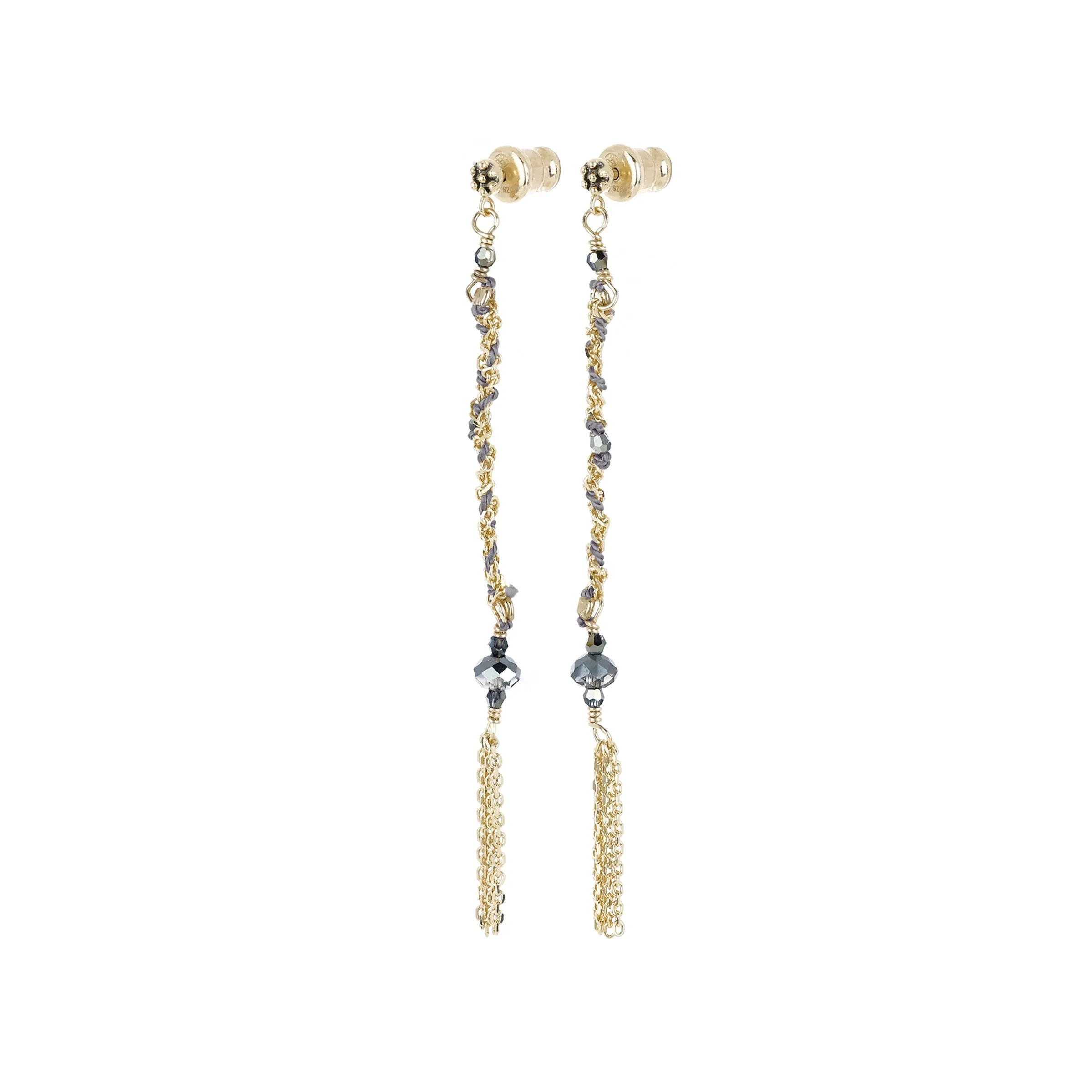 N° 815 EARRING | GOLD GREY sold by Marie Laure Chamorel