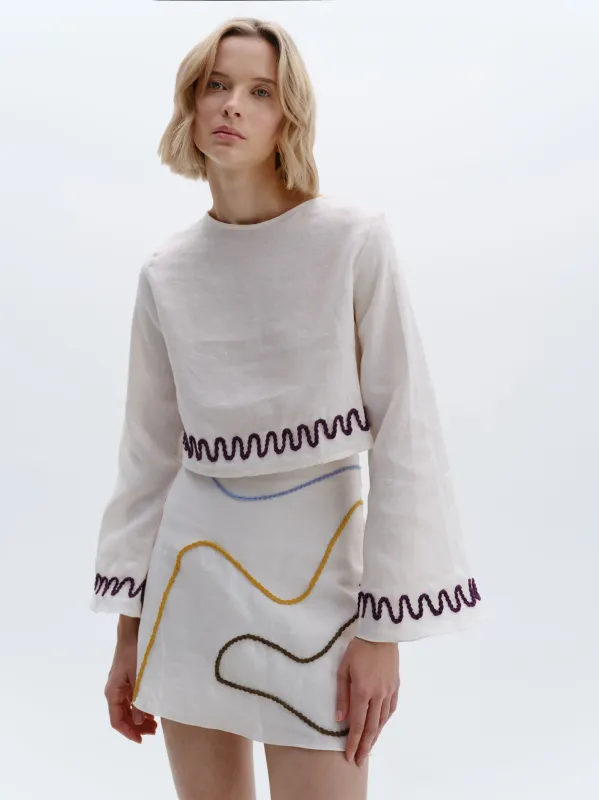CLAVEL TOP made by Cala de la Cruz