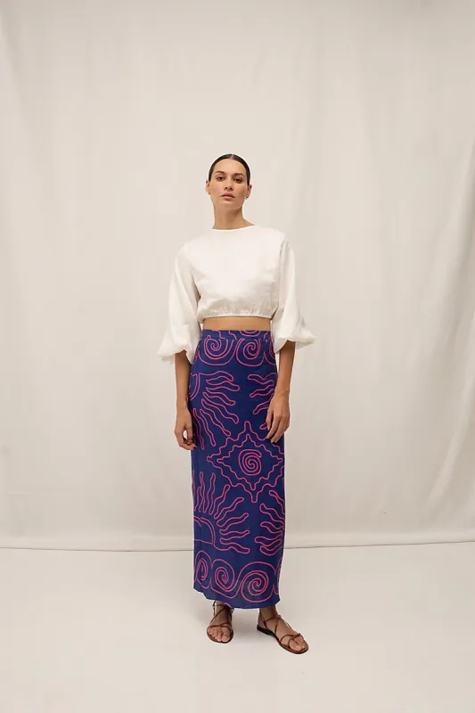 MAGDA SKIRT made by Cala de la Cruz