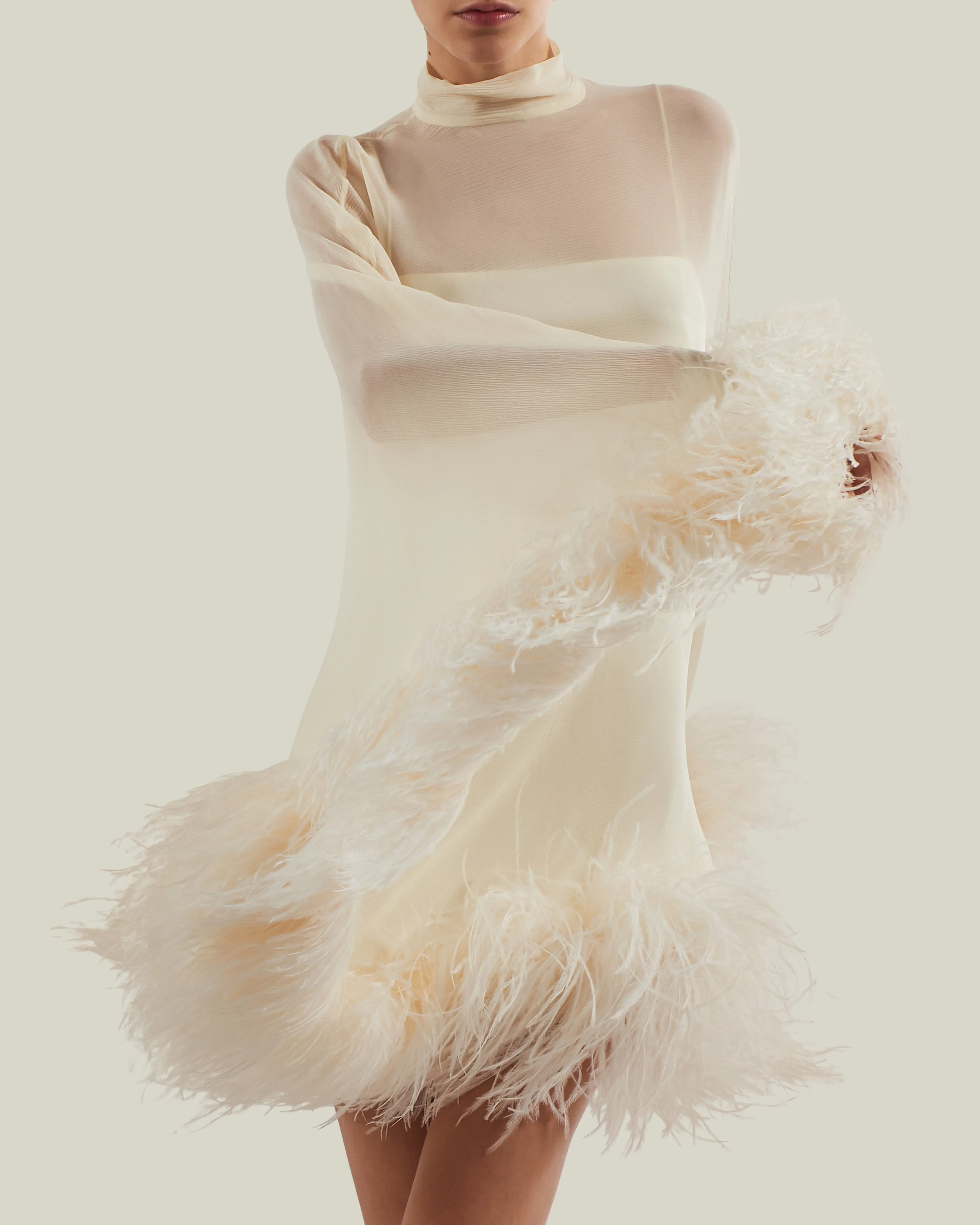 Vegas Spirito Dress in Ivory sold by Taller Marmo product image thumbnail 5