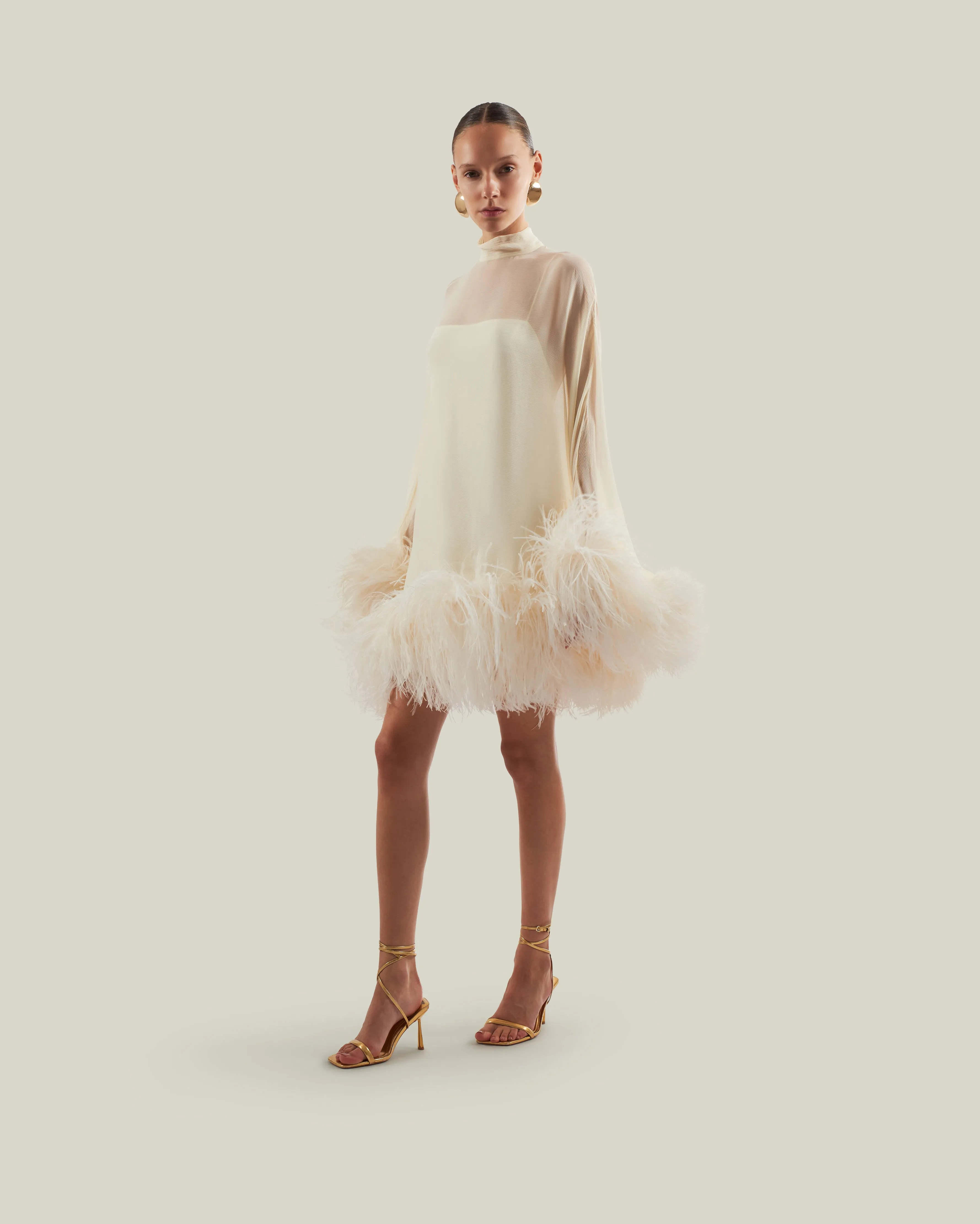 Vegas Spirito Dress in Ivory sold by Taller Marmo
